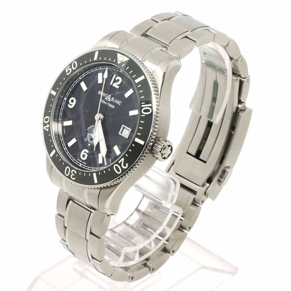 1858 Ice Sea 129371 Automatic Black Dial Mens Watch