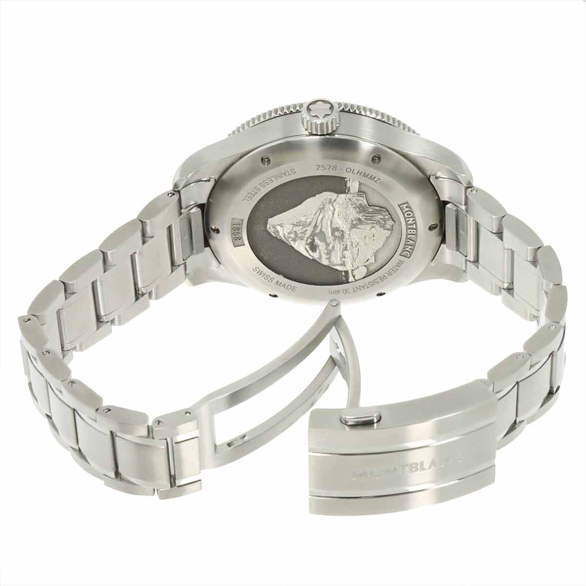 1858 Ice Sea 129371 Automatic Black Dial Mens Watch