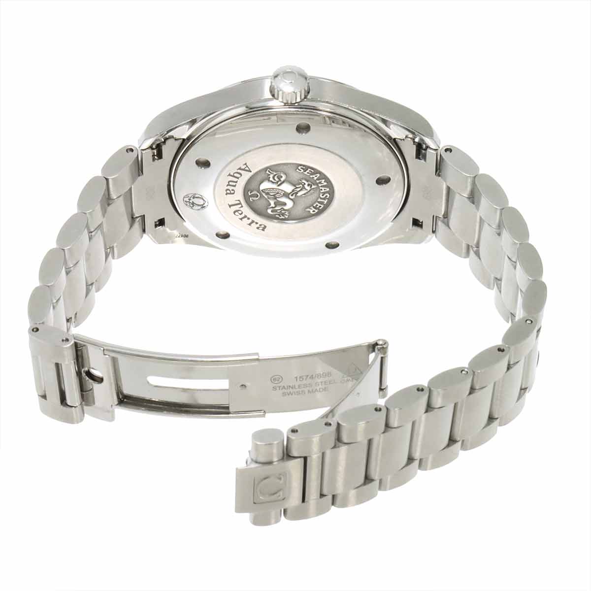 Seamaster Aqua Terra 2517.30 Date Quartz Silver Dial Mens Watch
