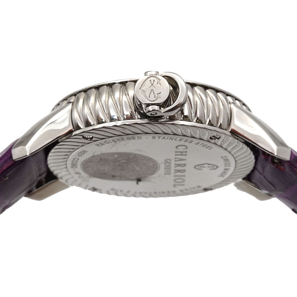 Colvmbvs CO36Q 12P Diamond Quartz purple Dial