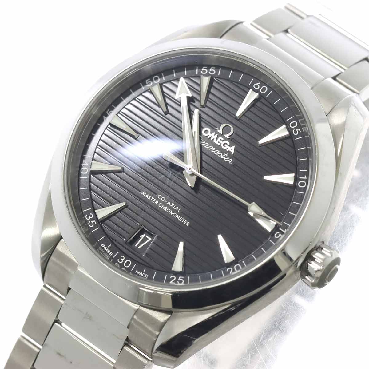 Seamaster Aqua Terra 220 10 41 21 01 001 Black Dial Mens Watch