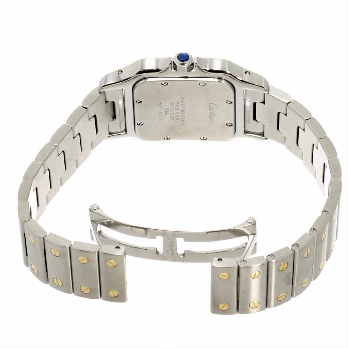 Santos Galbee LM Quartz YG Cream Dial Mens Watch