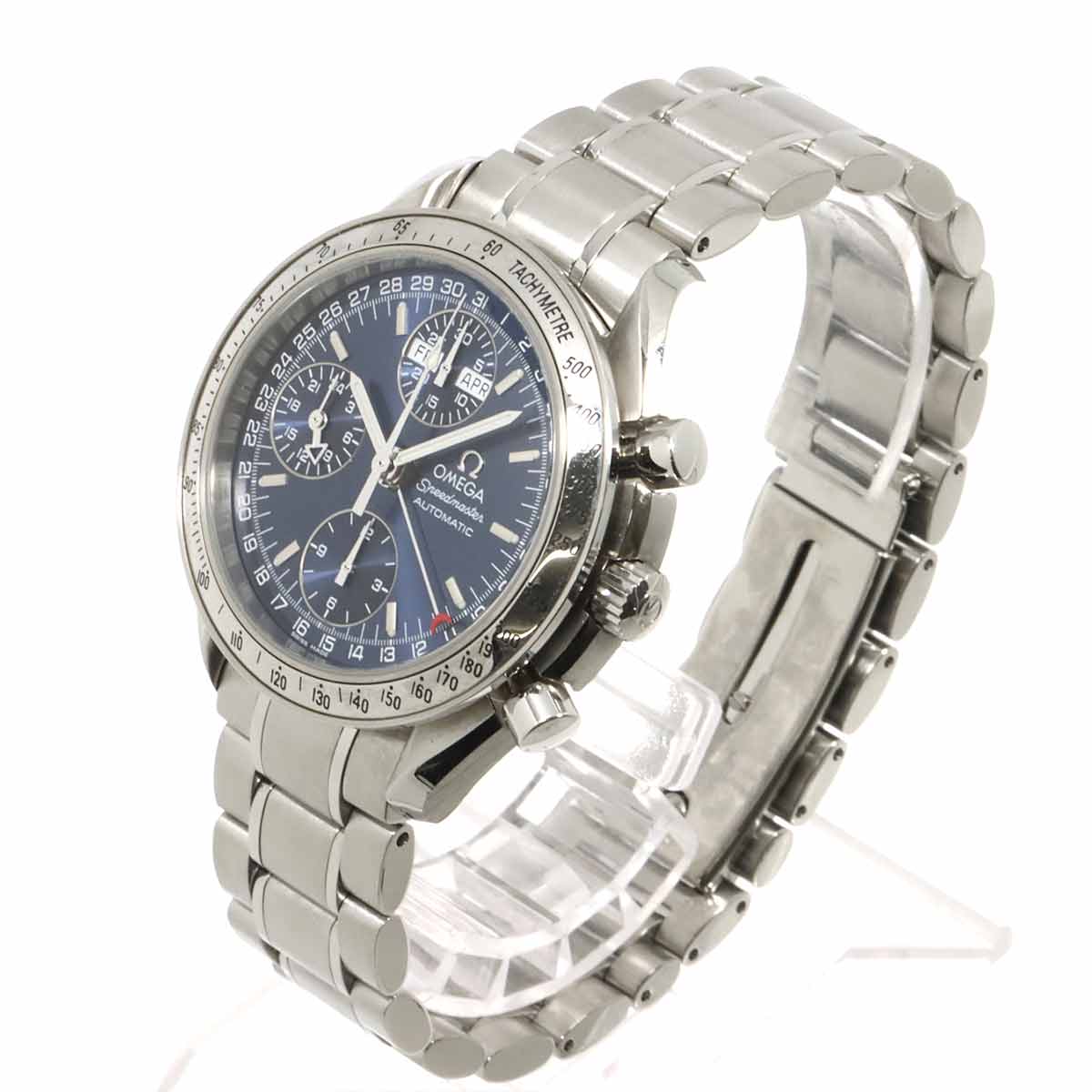 Speedmaster Triple Calendar 3523 80 Automatic Blue Dial Mens