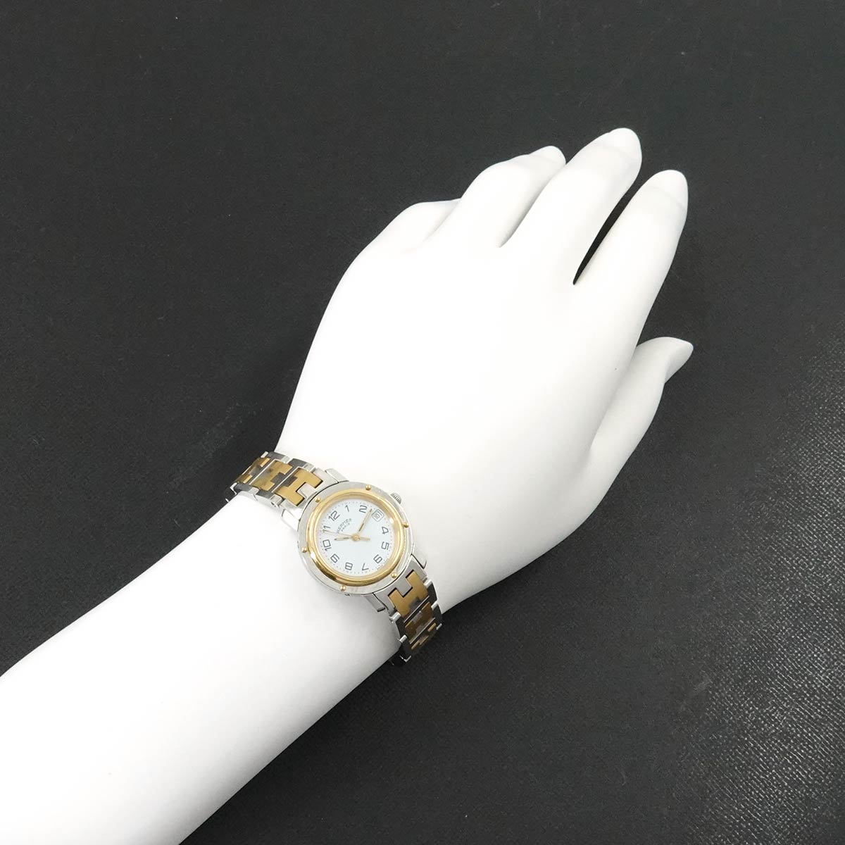 Clipper CL4 220 Quartz Date White Dial Ladies Watch