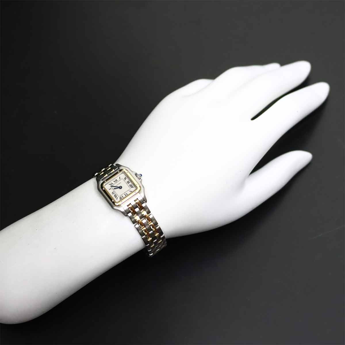 Panthere Two Row SM 84083242 Quartz Cream Dial YG