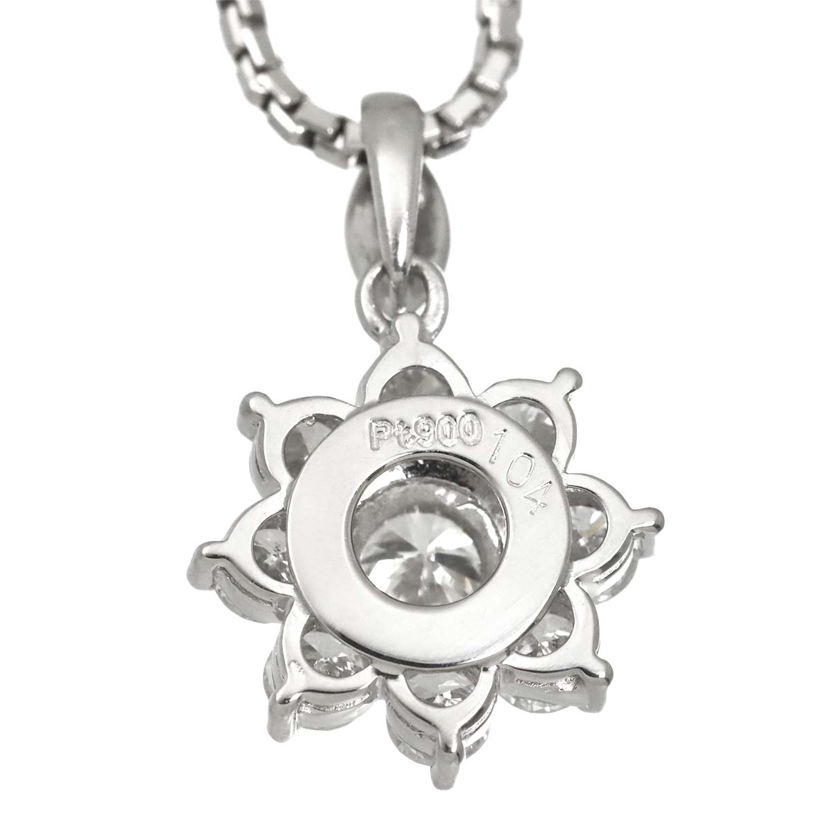 Diamond 1.04ct Necklace Pt Platinum