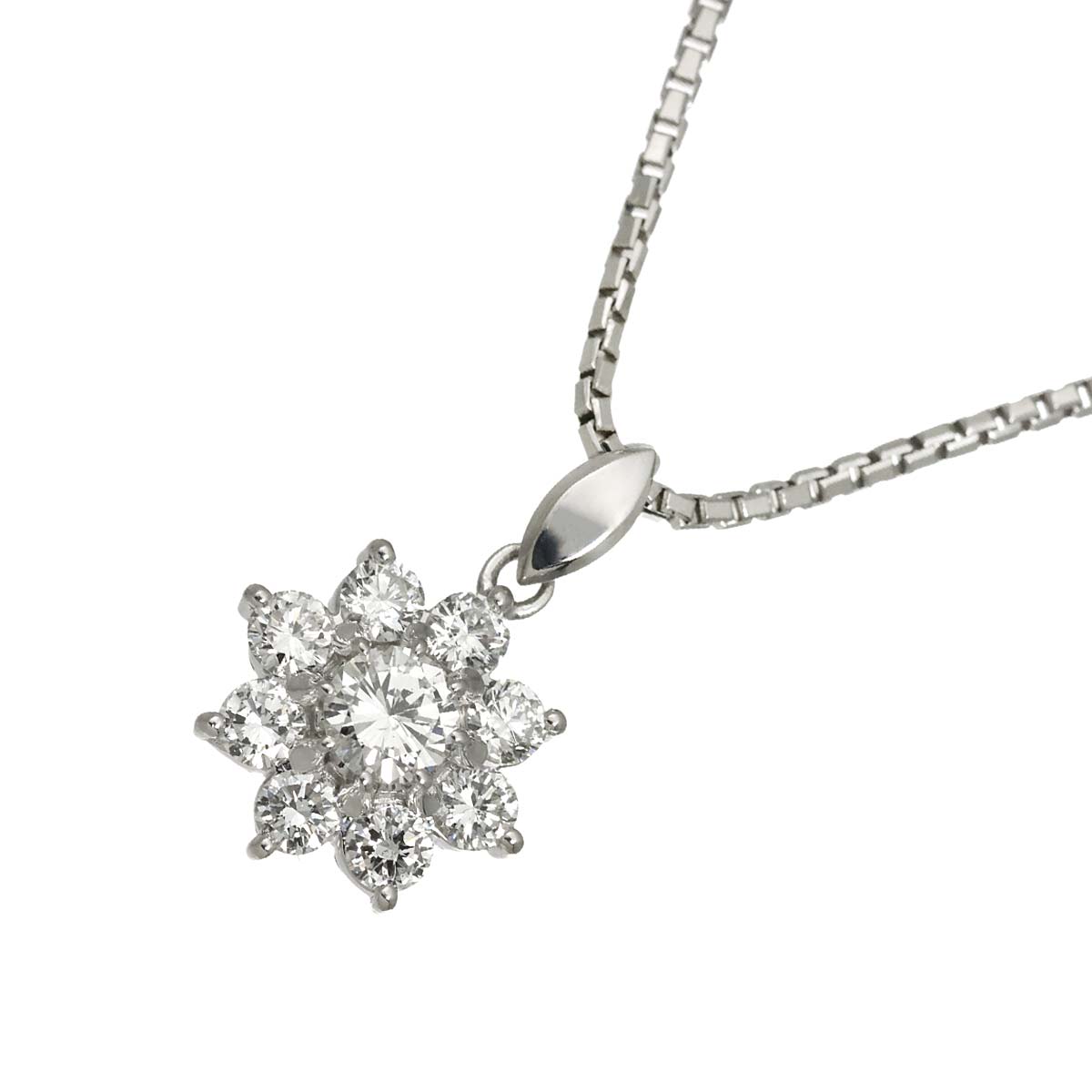 Diamond 1.04ct Necklace Pt Platinum