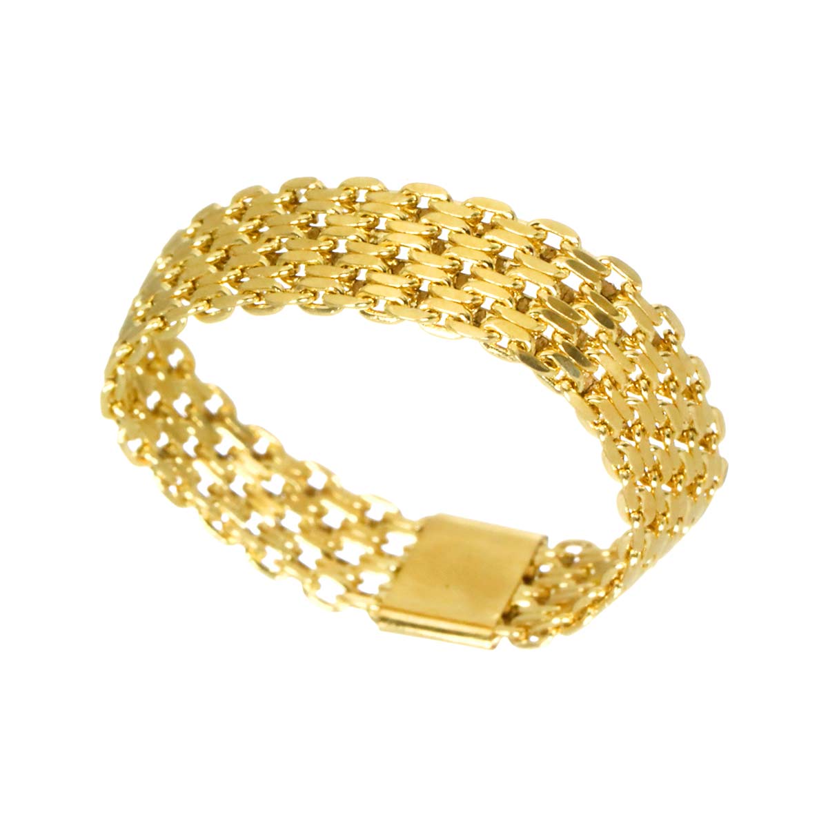 Ring 18K YG Yellow Gold 750 Size6.75(US)