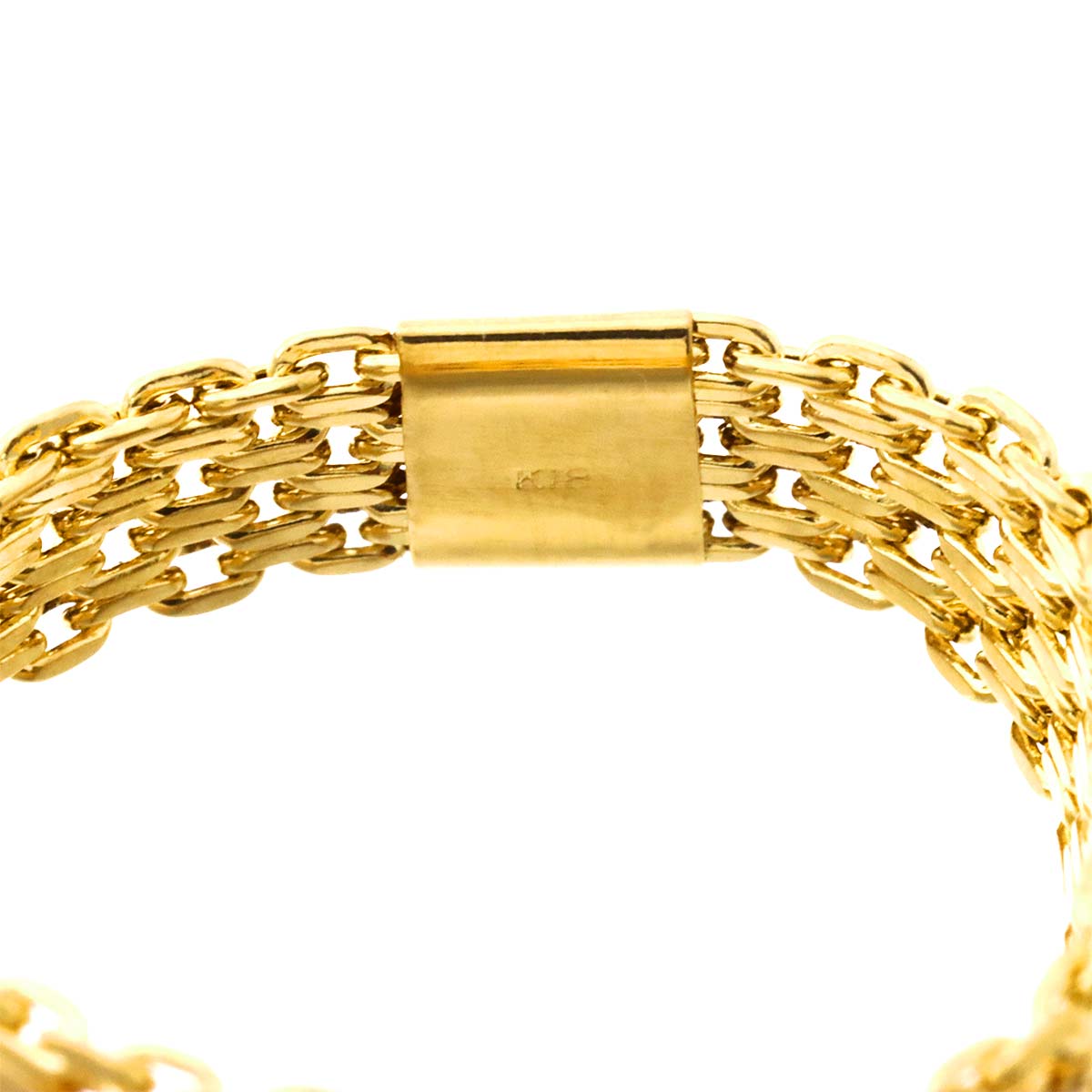 Ring 18K YG Yellow Gold 750 Size6.75(US)