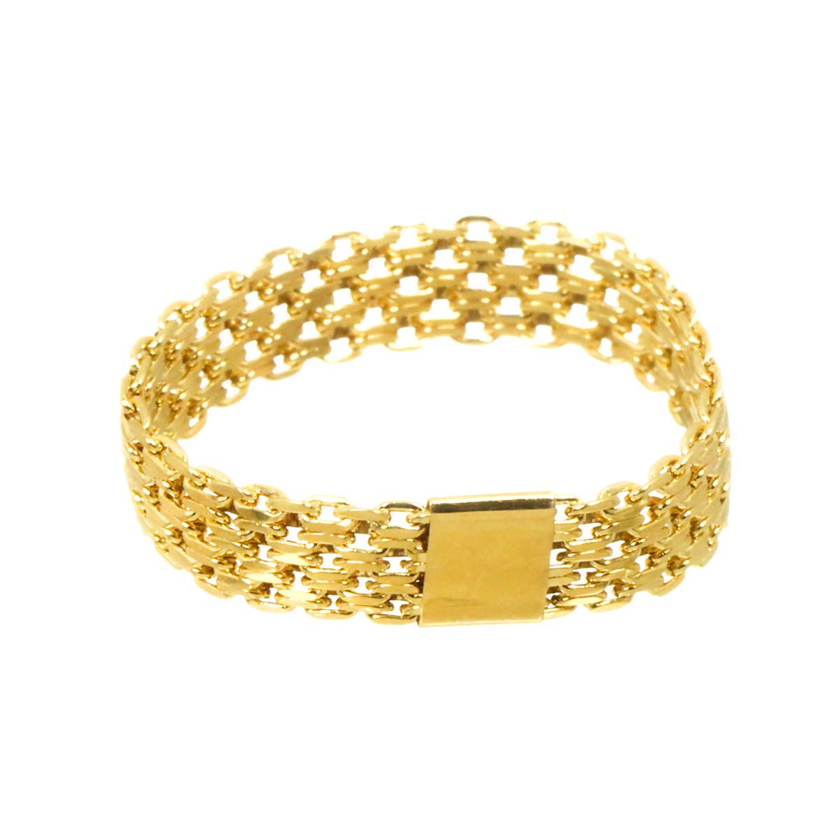 Ring 18K YG Yellow Gold 750 Size6.75(US)