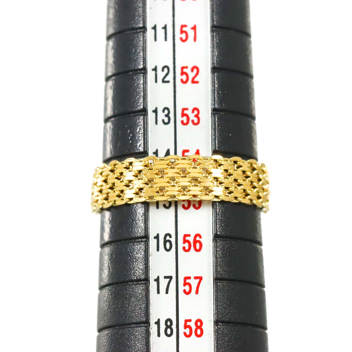 Ring 18K YG Yellow Gold 750 Size6.75(US)