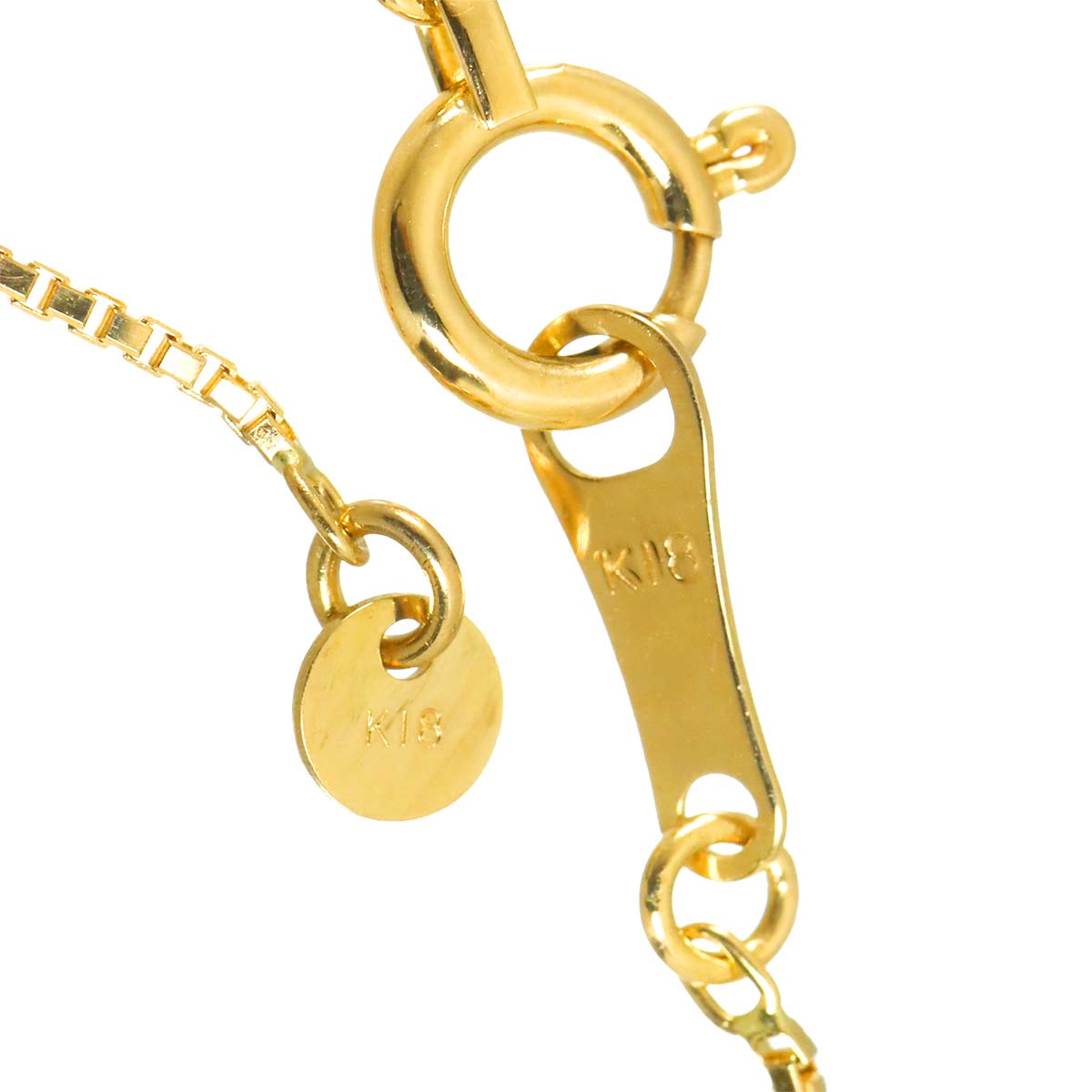 Diamond 0.715ct LY/SI2 Necklace 18K YG Yellow Gold 750