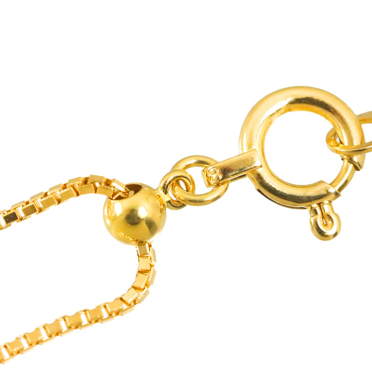 Diamond 0.715ct LY/SI2 Necklace 18K YG Yellow Gold 750
