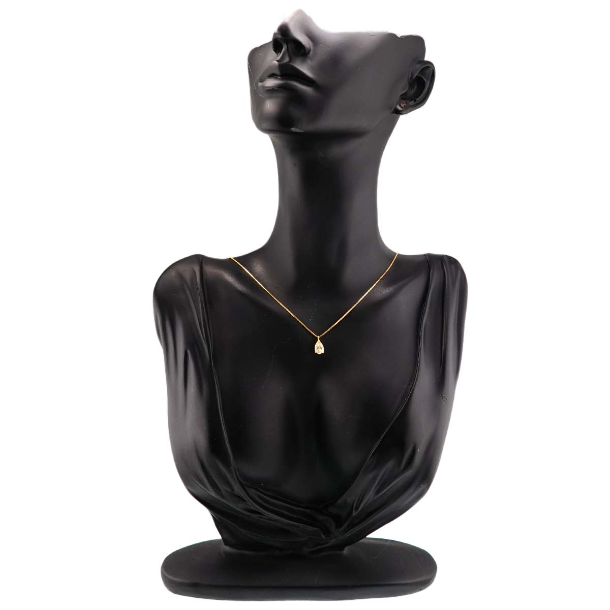 Diamond 0.715ct LY/SI2 Necklace 18K YG Yellow Gold 750