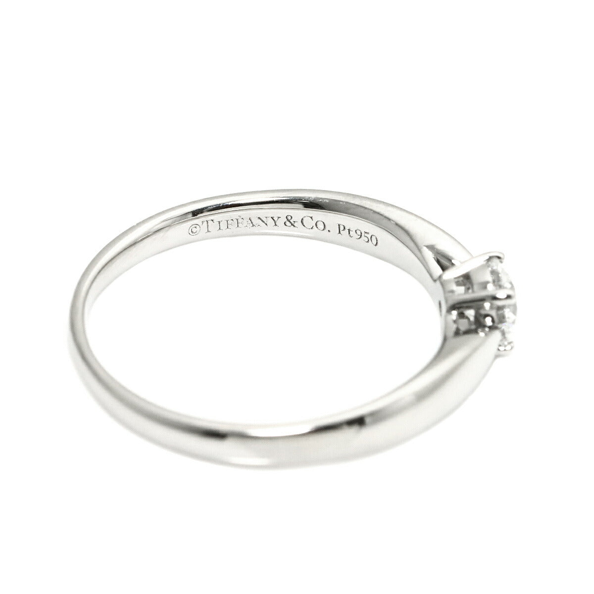Harmony Diamond 0.25ct D/VVS1/3EX Ring Pt Size5.25(US)