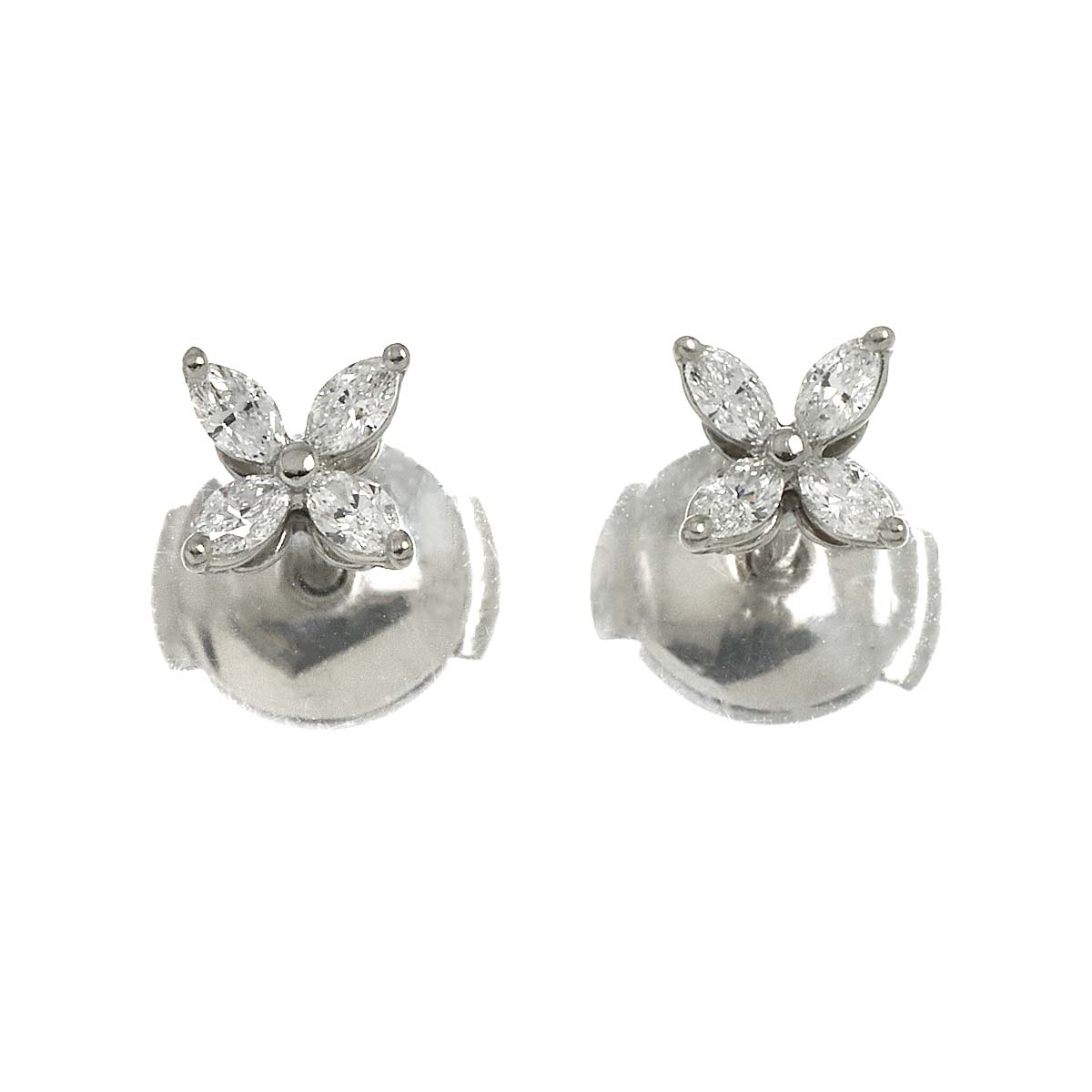 Victoria Diamond Mini Earrings Pierced Pt Platinum