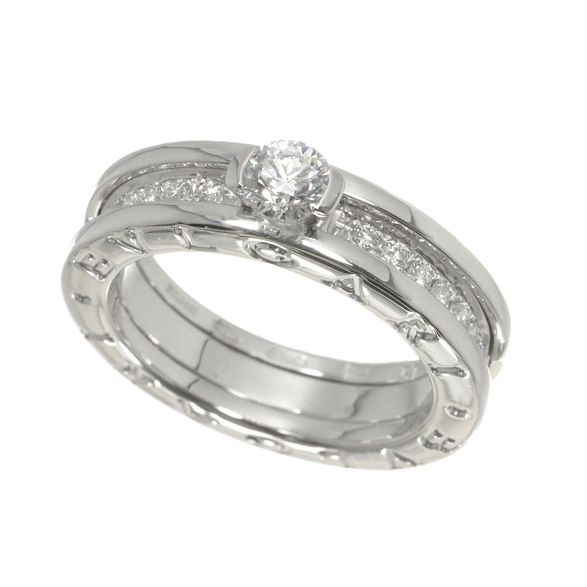 B-ZERO1 Diamond 0.33ct E/VVS2 Ring 18K WG size51 5.5-5.75(US)