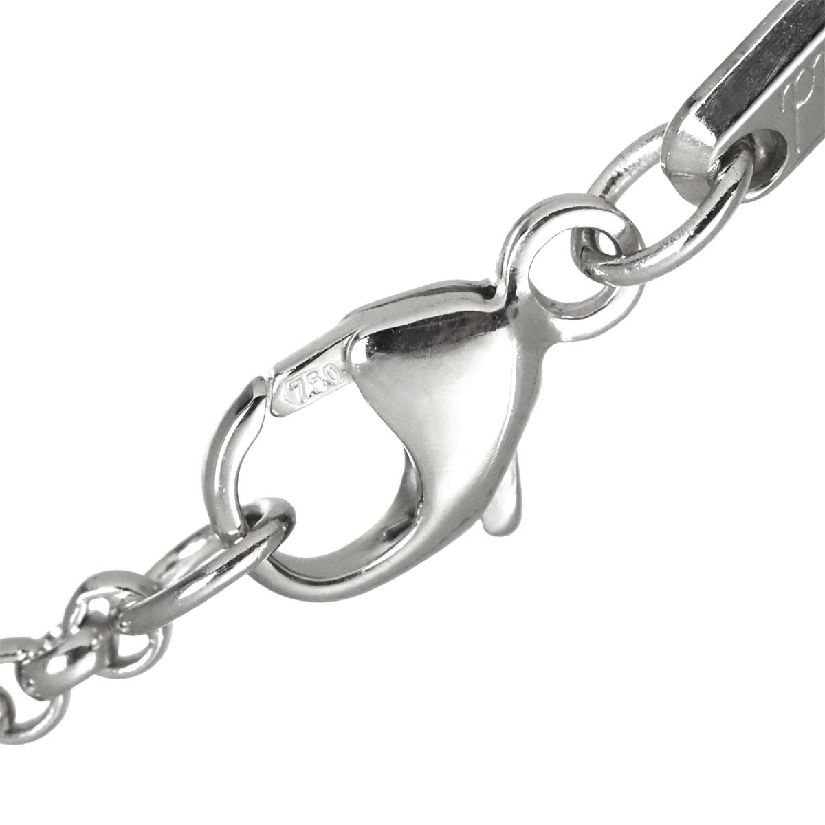 Happy Diamond Heart Necklace 18K White Gold 750