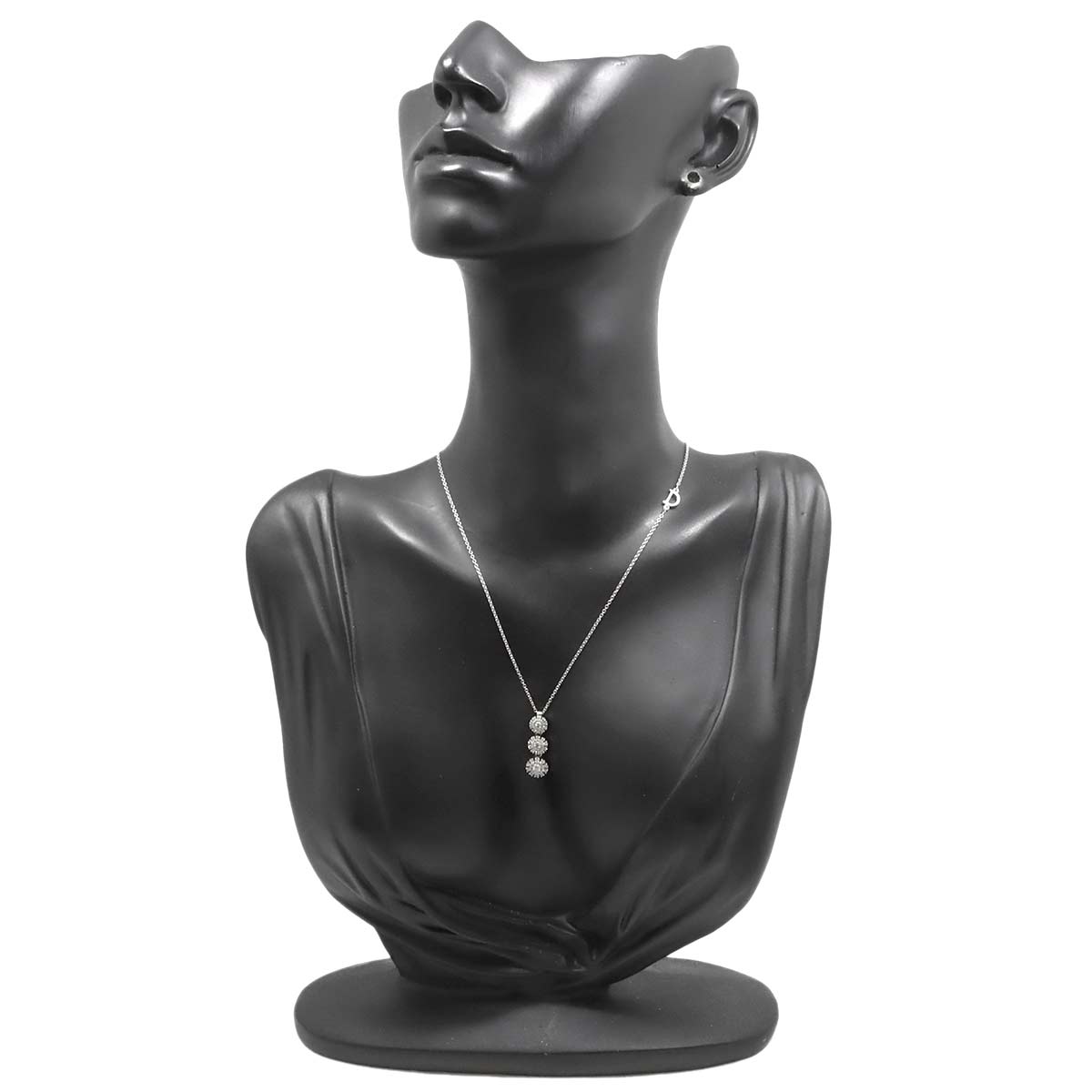 MARGHERITA Diamond Necklace 18K WG 750