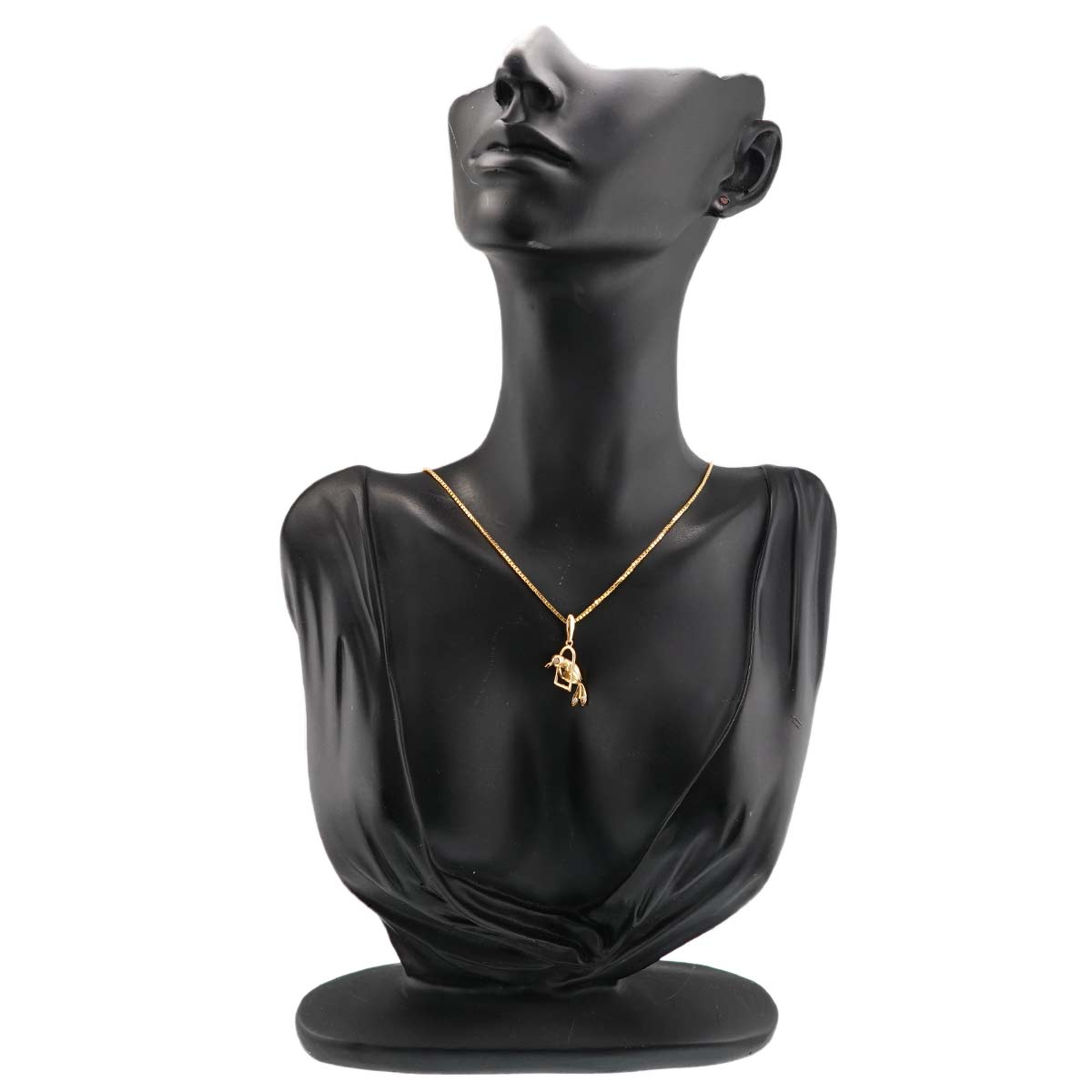 Diamond Necklace 18K YG Yellow Gold 750