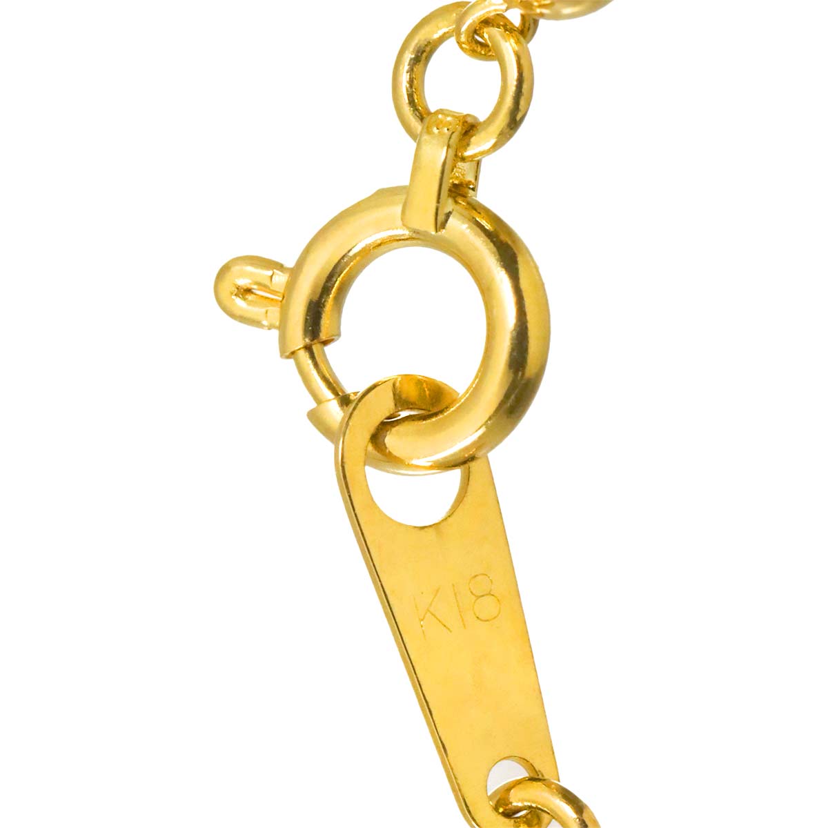 Emerald 1.20ct Diamond Necklace 18K Yellow Gold 750