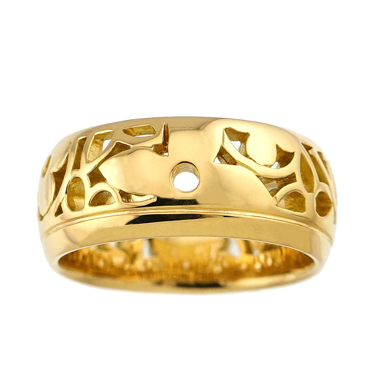 VUITTON Petit Berg Monogram Ring 18K YG 750 Size53 6-6.25(US)