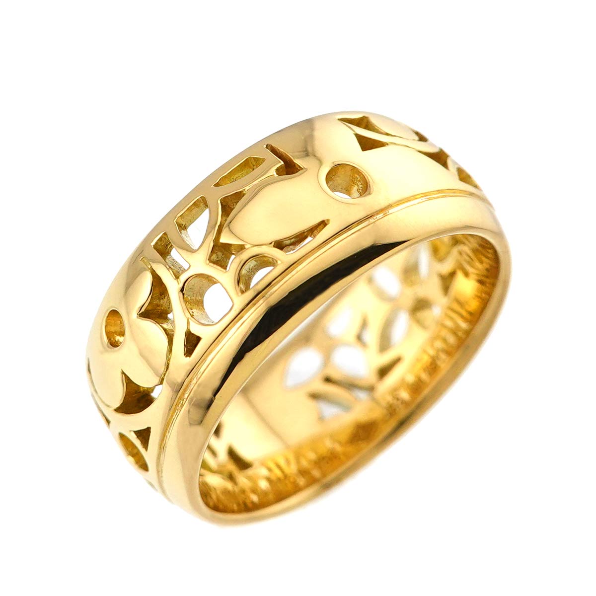 VUITTON Petit Berg Monogram Ring 18K YG 750 Size53 6-6.25(US)