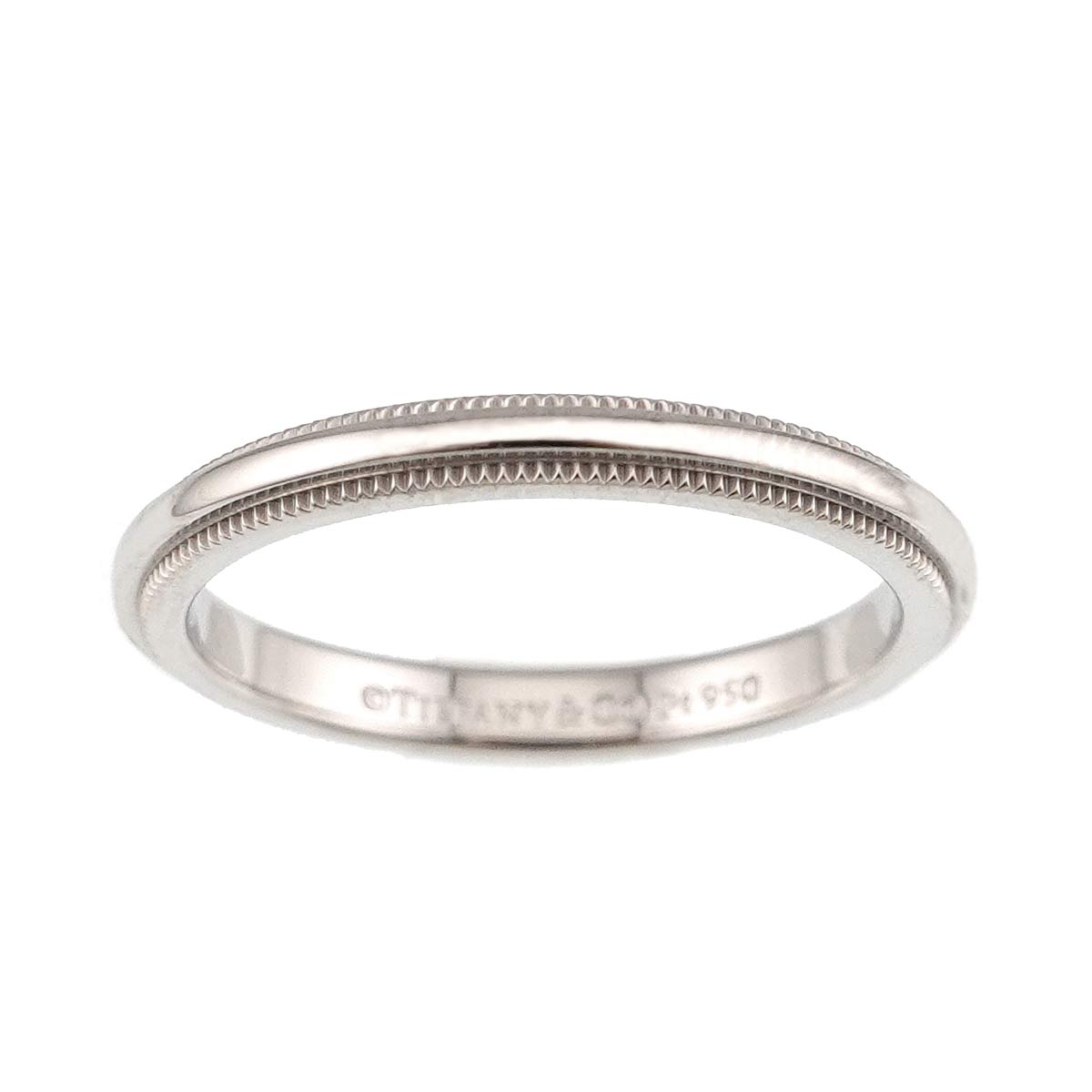 Milgrain Band Ring Pt Platinum Size5.25(US)