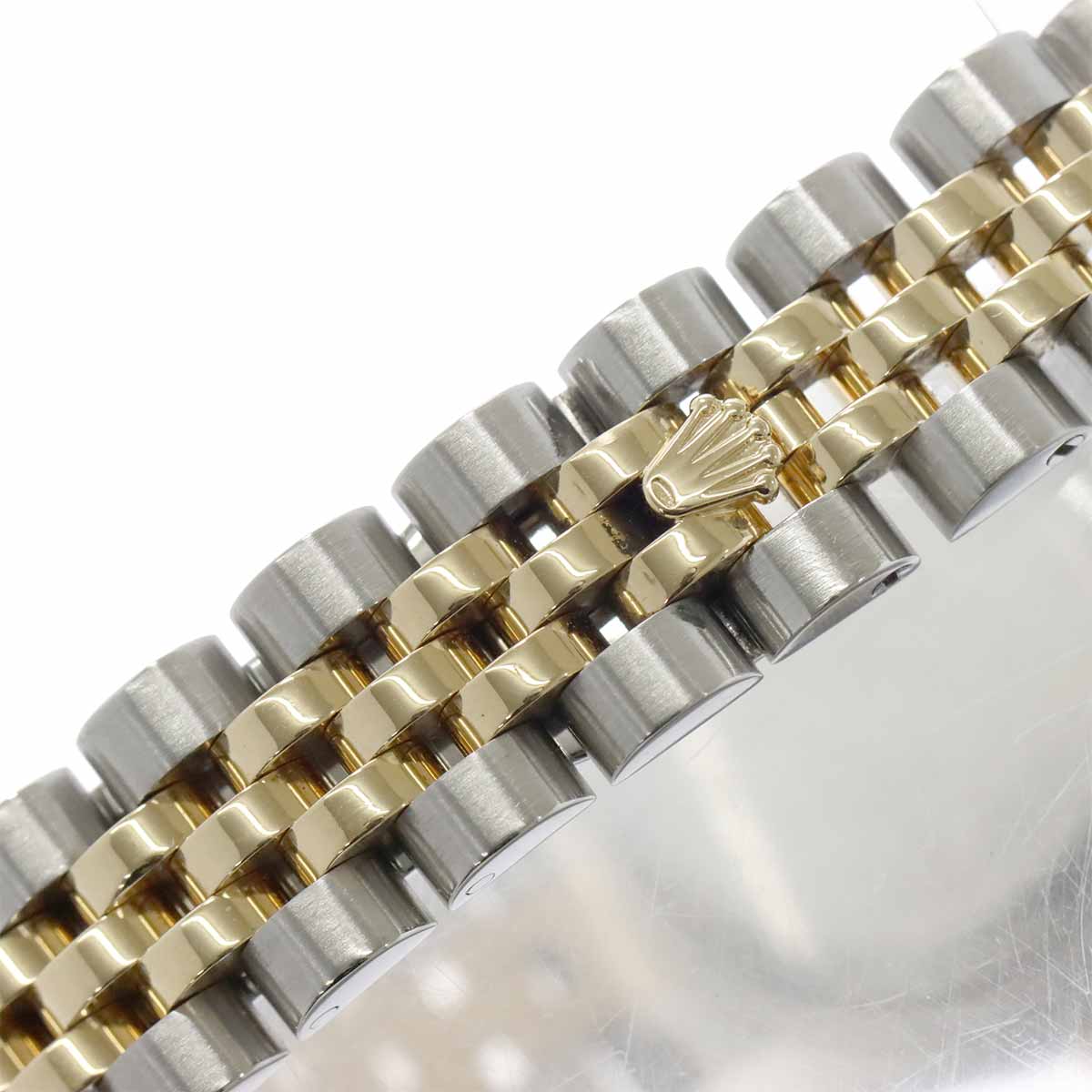 Datejust 179383G Serial Random Diamond 750 YG White Dial Ladies