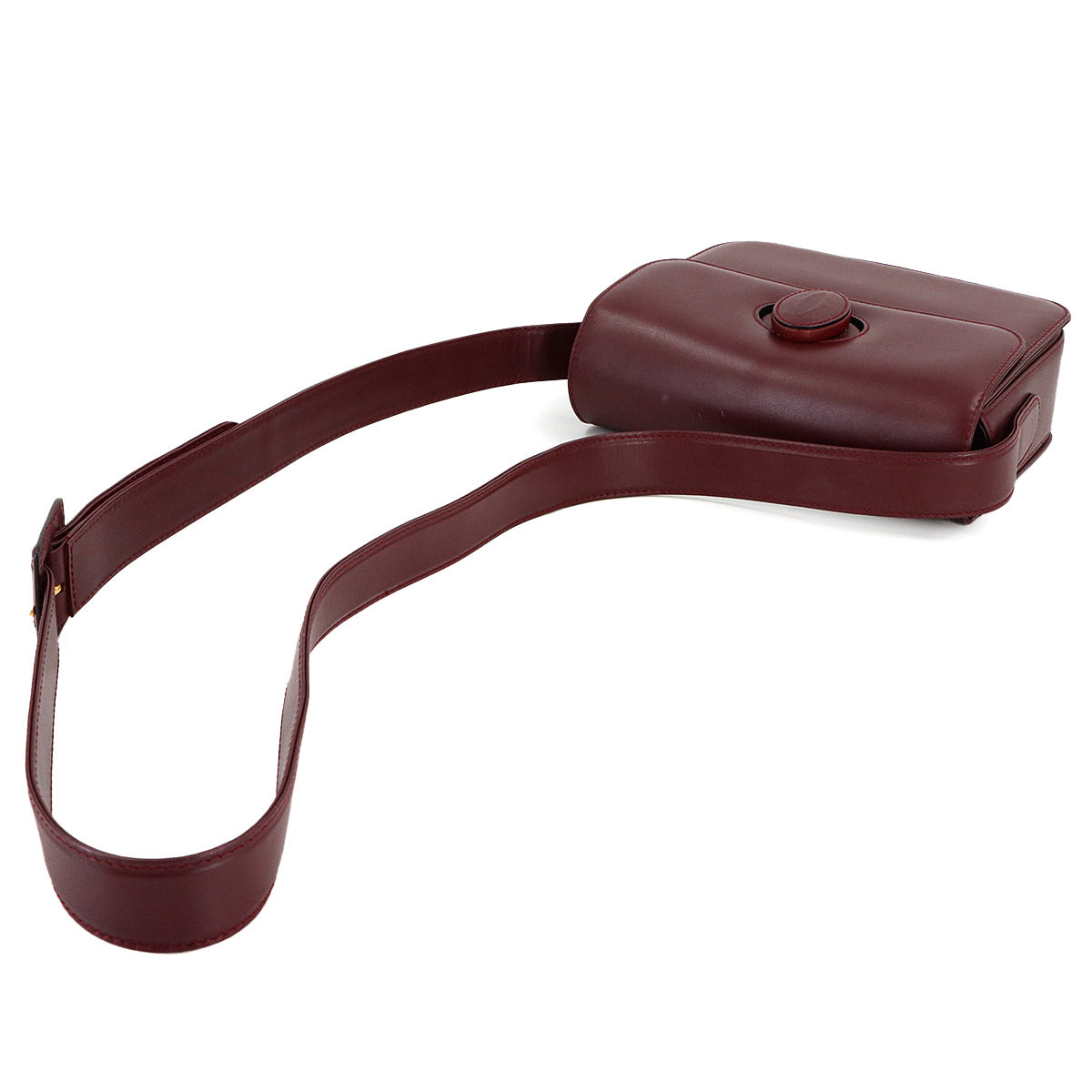 Must Line Shoulder Bag Leather Bordeaux Purse