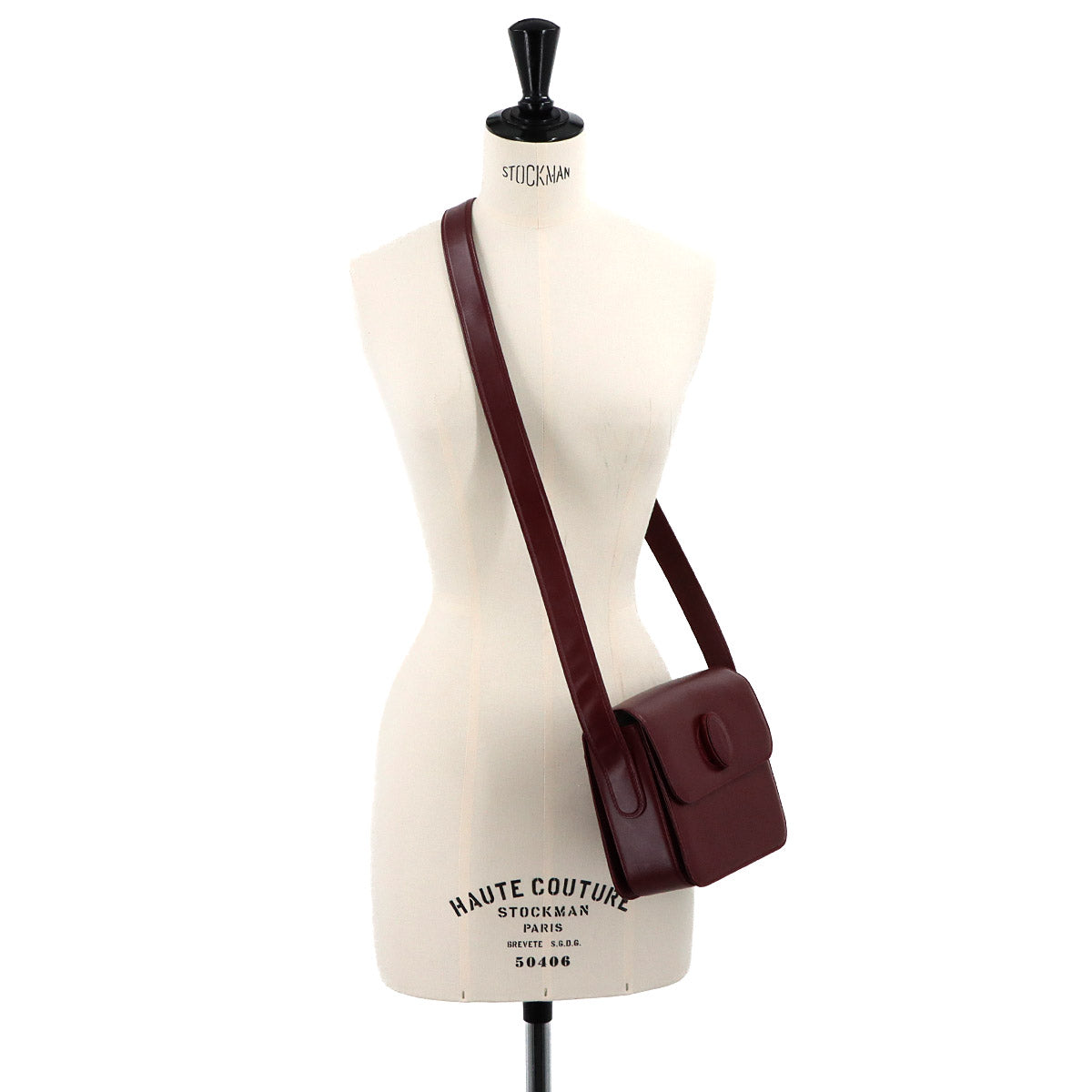 Must Line Shoulder Bag Leather Bordeaux Purse