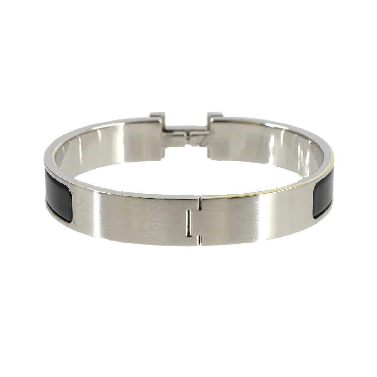 Clic HH T4 Bangle Silver Black Accessory