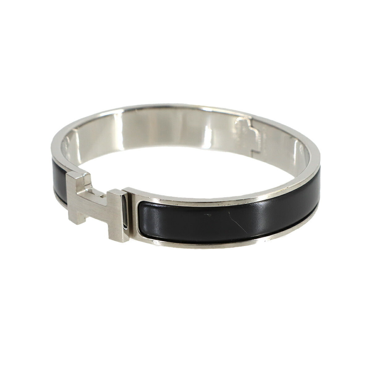 Clic HH T4 Bangle Silver Black Accessory