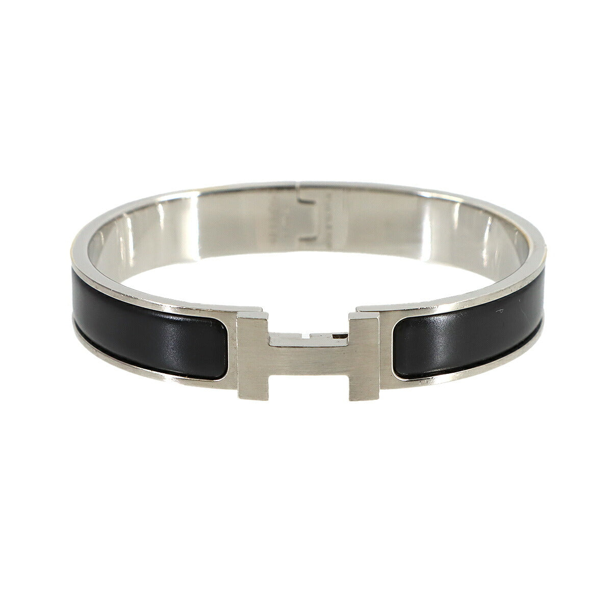 Clic HH T4 Bangle Silver Black Accessory