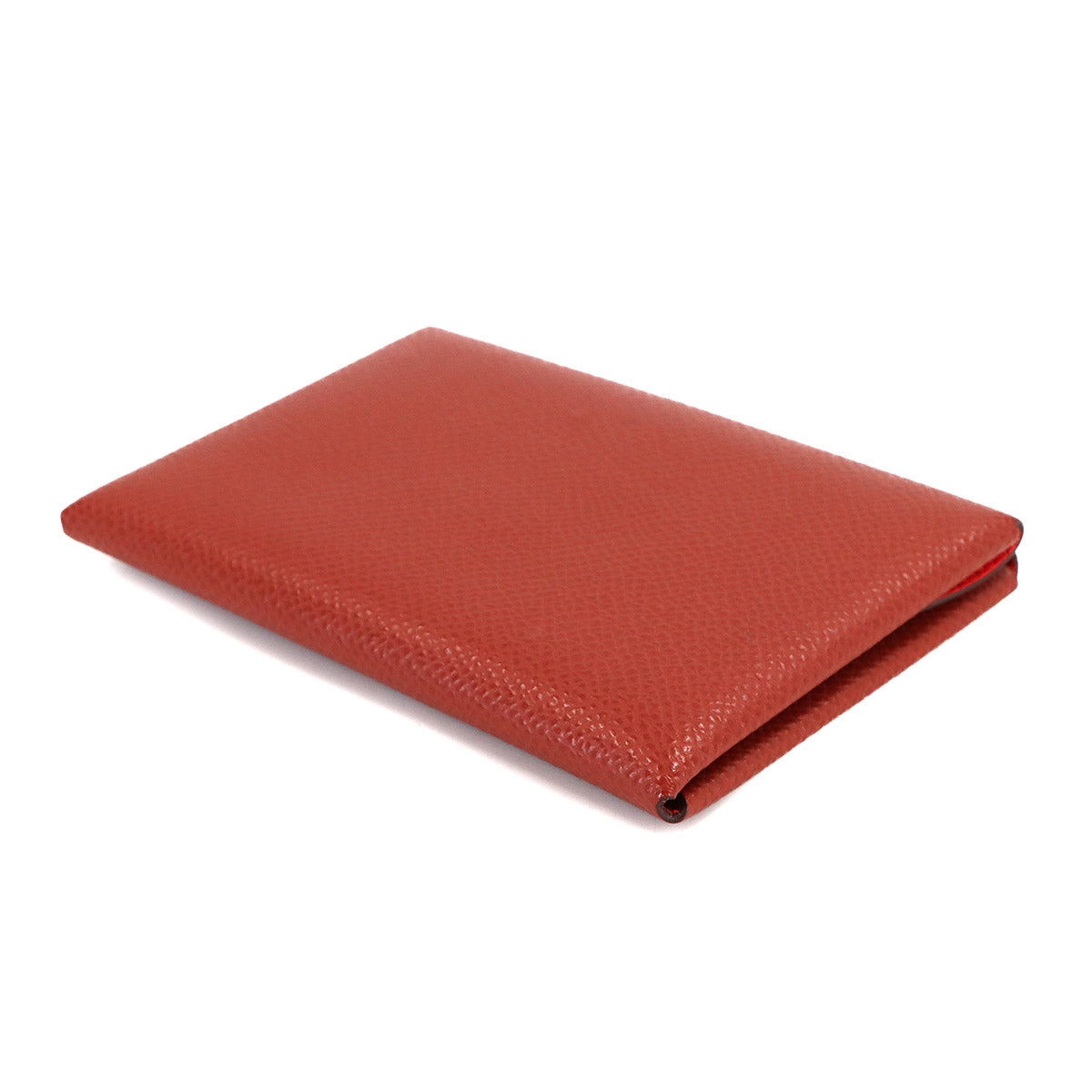 Calvi Duo Card Case Evercolor Rouge Venitien Rose Texese