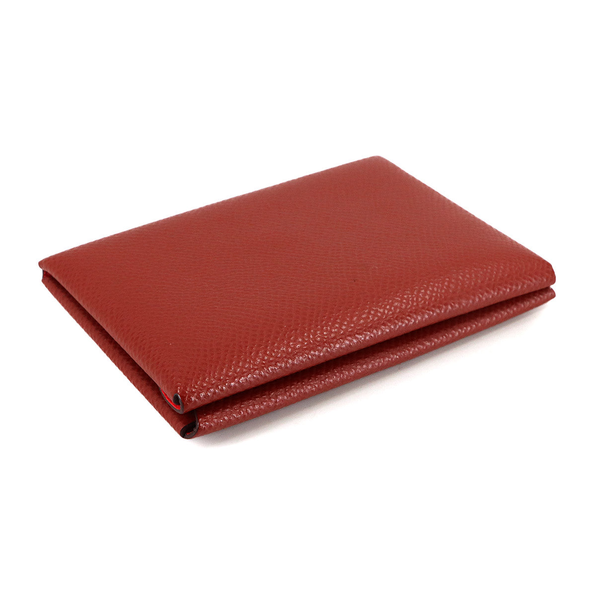 Calvi Duo Card Case Evercolor Rouge Venitien Rose Texese