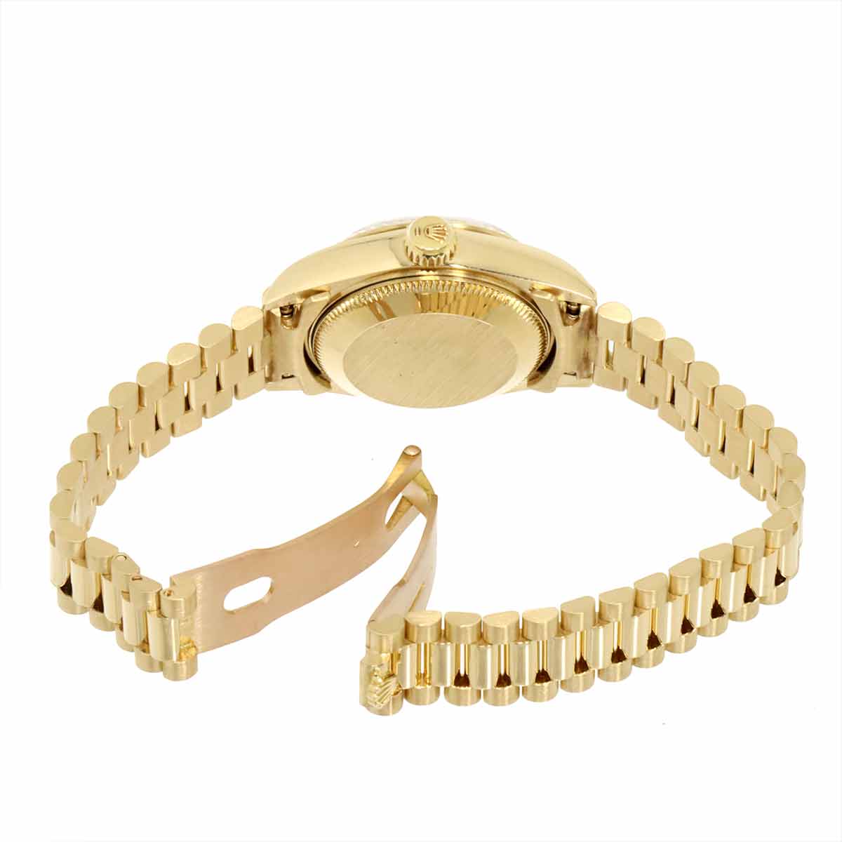 Datejust 69178G Serial 9 750 YG 10P Diamond Gold Dial Ladies