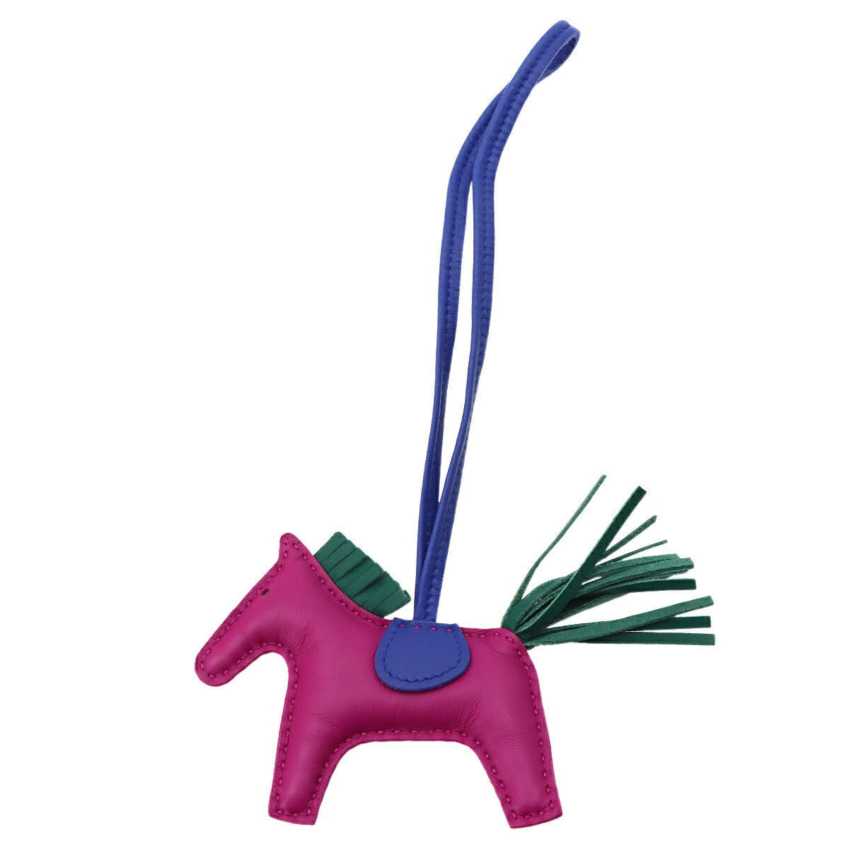 Rodeo PM Bag Charm Agneau Milo Rose Purple Blue Electric
