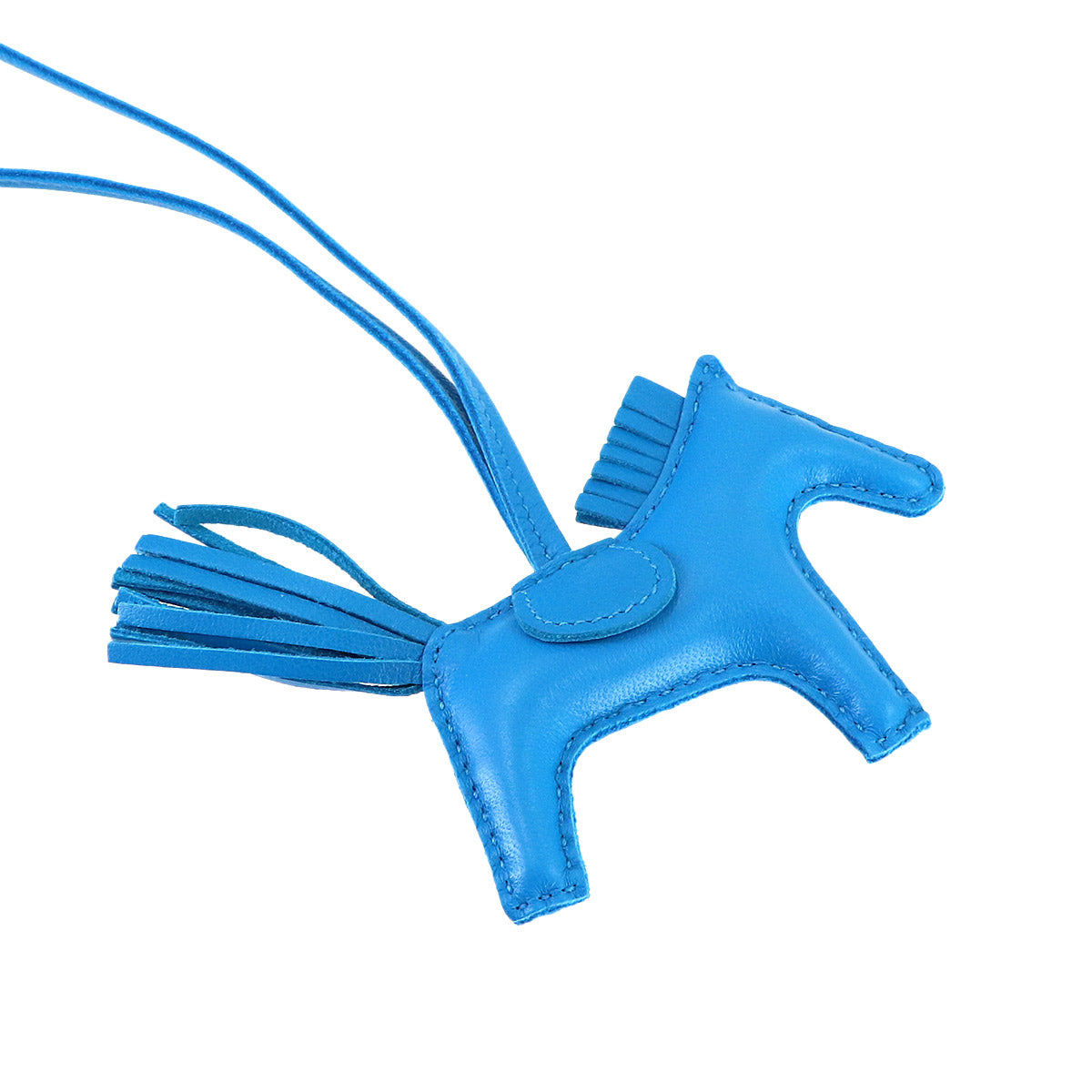 Rodeo PM Bag Charm Agneau Milo Blue zanzibar