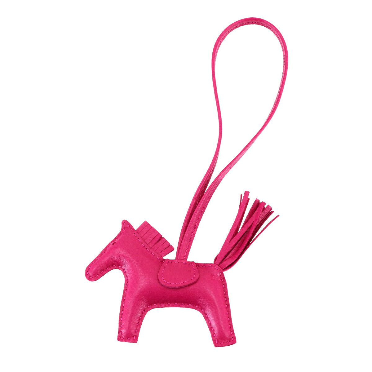 Rodeo PM Bag Charm Agneau Milo Rose Mexico Y Horse Accessory