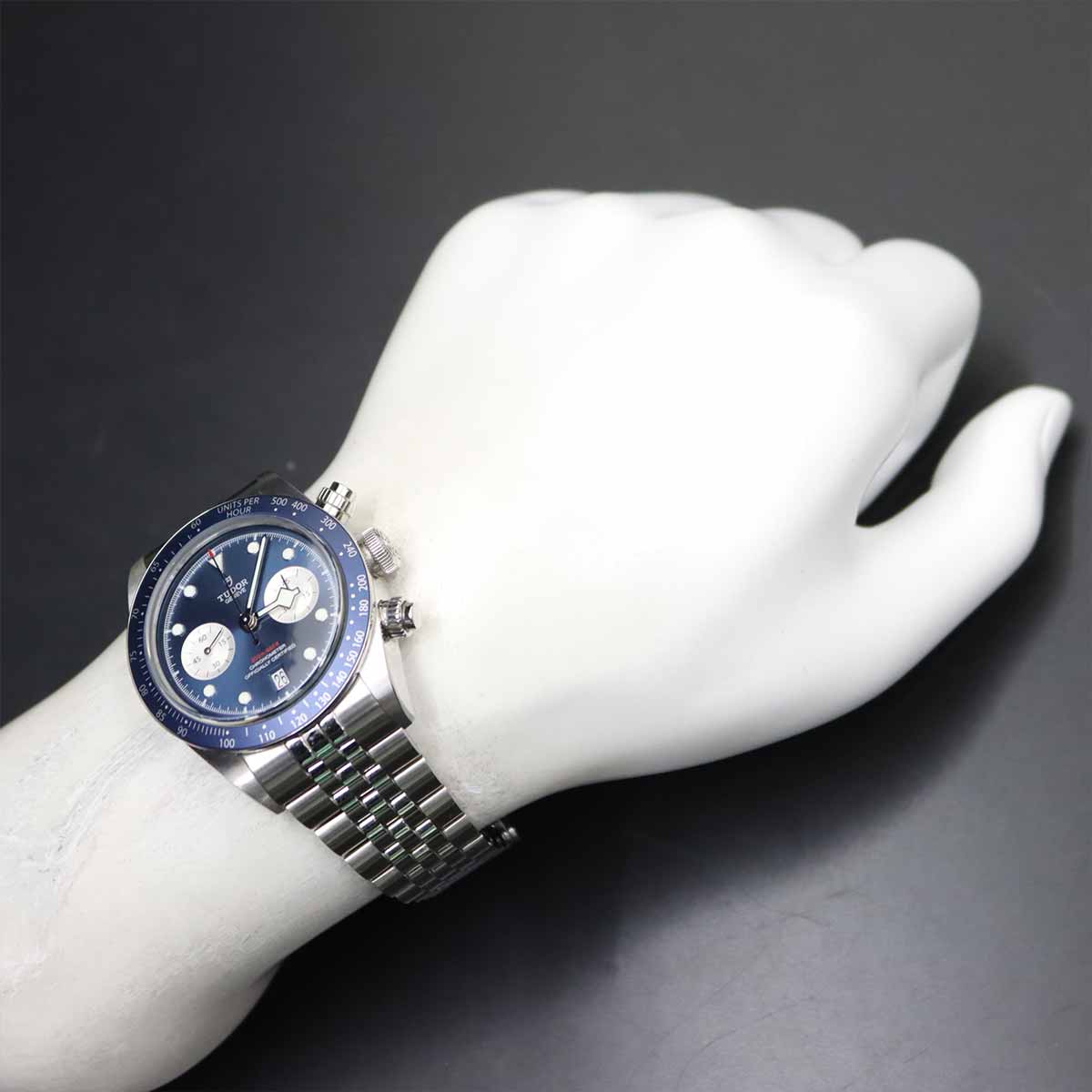 Black Bay Chronograph 79360B Automatic Blue Dial Mens Watch