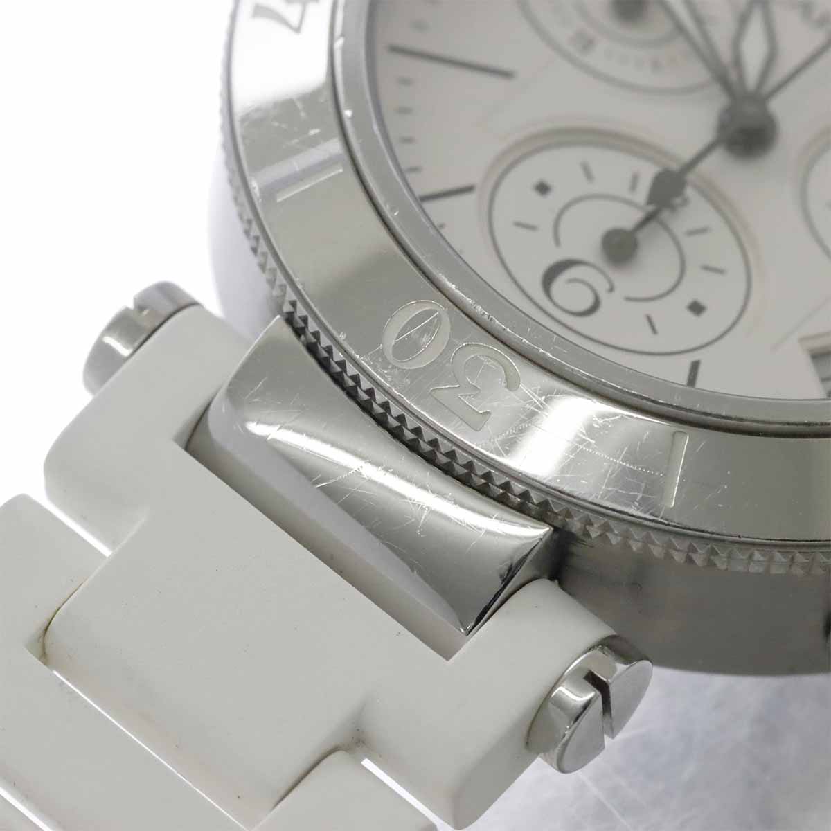 Pasha Seatimer Chronograph W3140005 Quartz Silver Dial