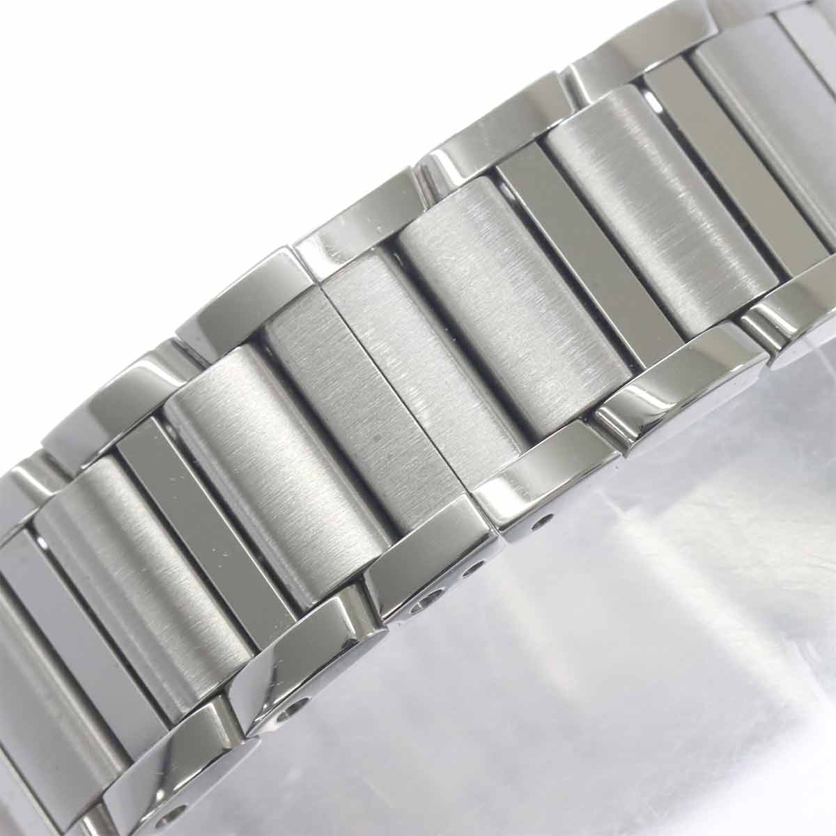 Cartier Tank Francaise SM WSTA0129 Quartz Silver Dial Ladies Watch