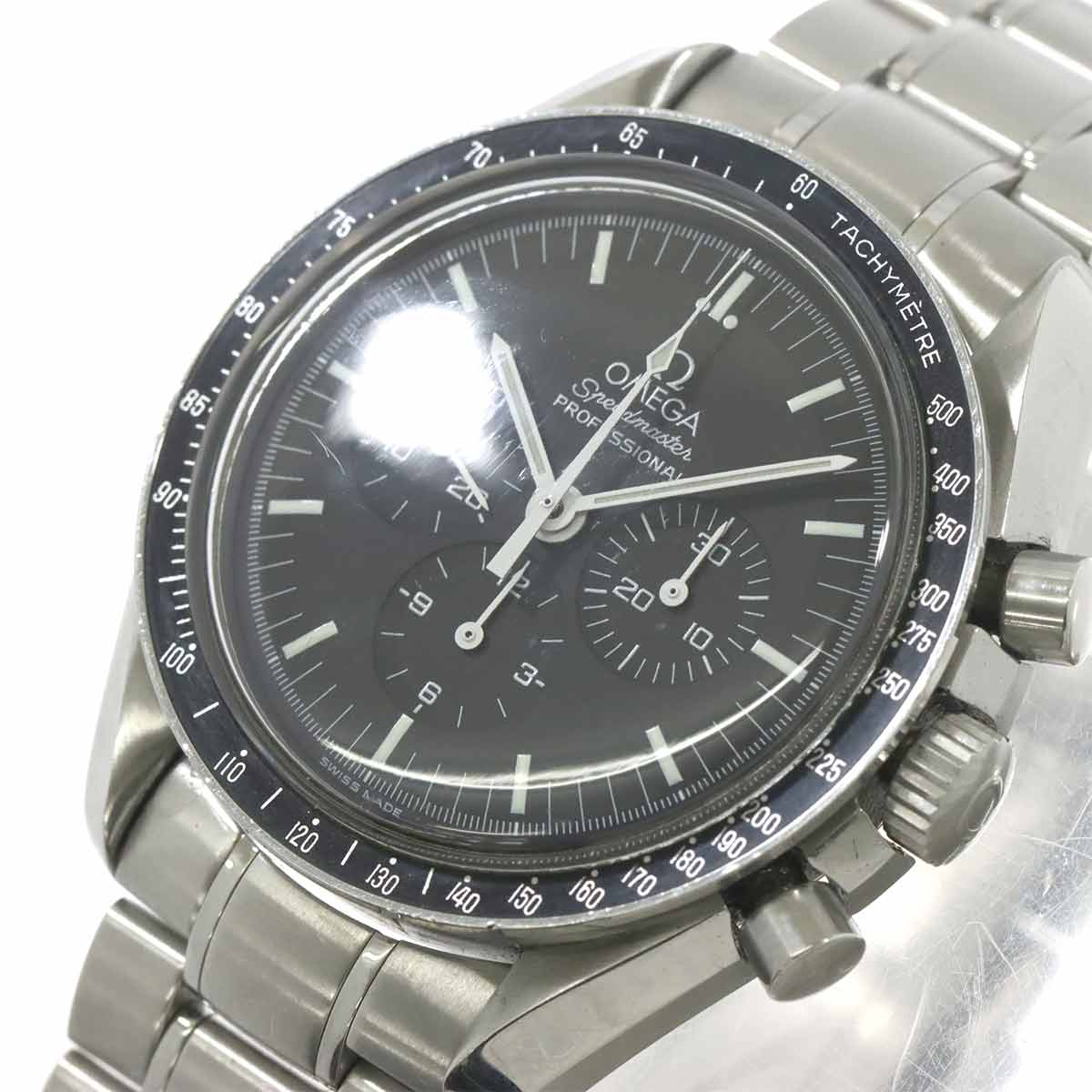 Speedmaster Professional Moon Watch 3570 50 Black Dial Mens