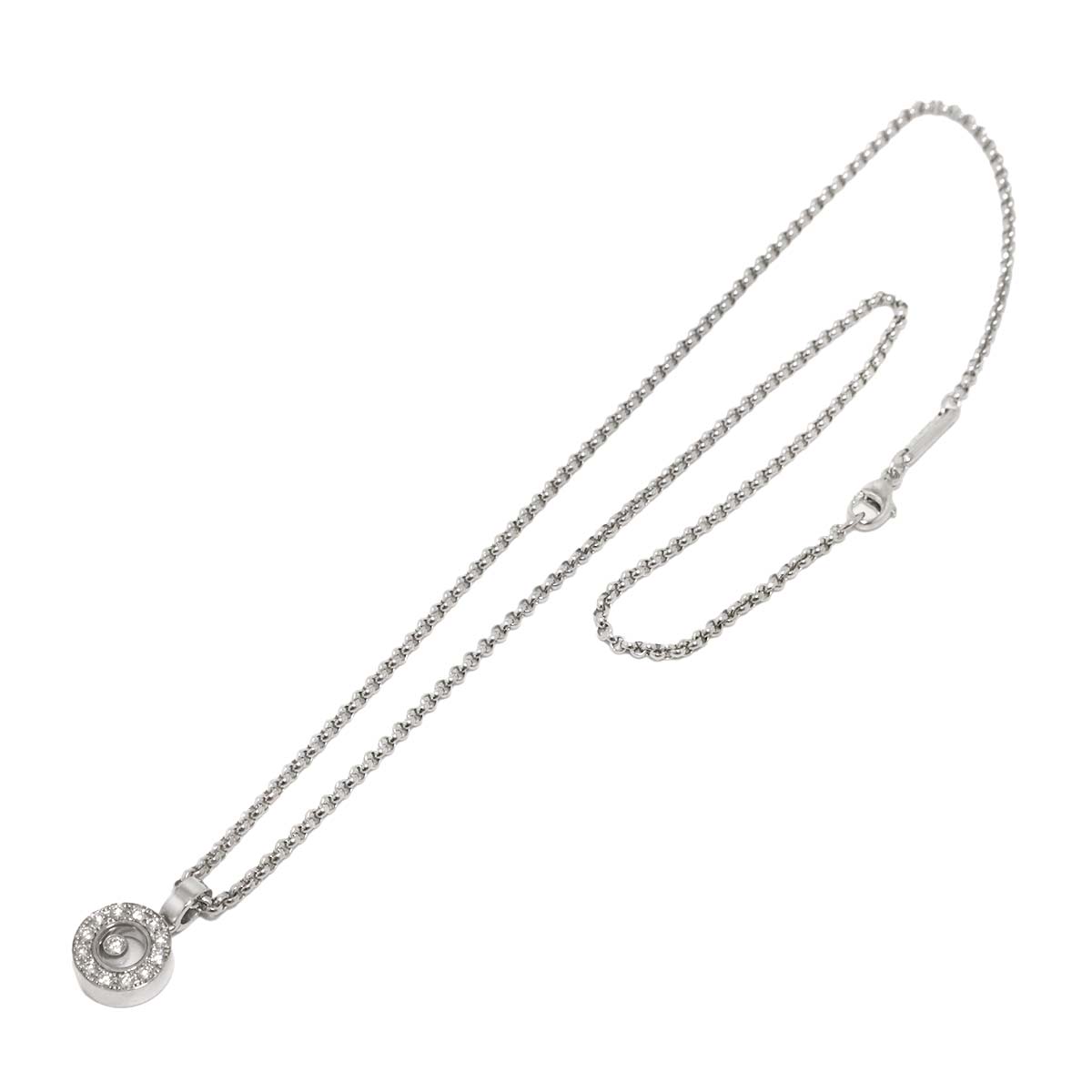 Happy Diamond Necklace 18K White Gold 750