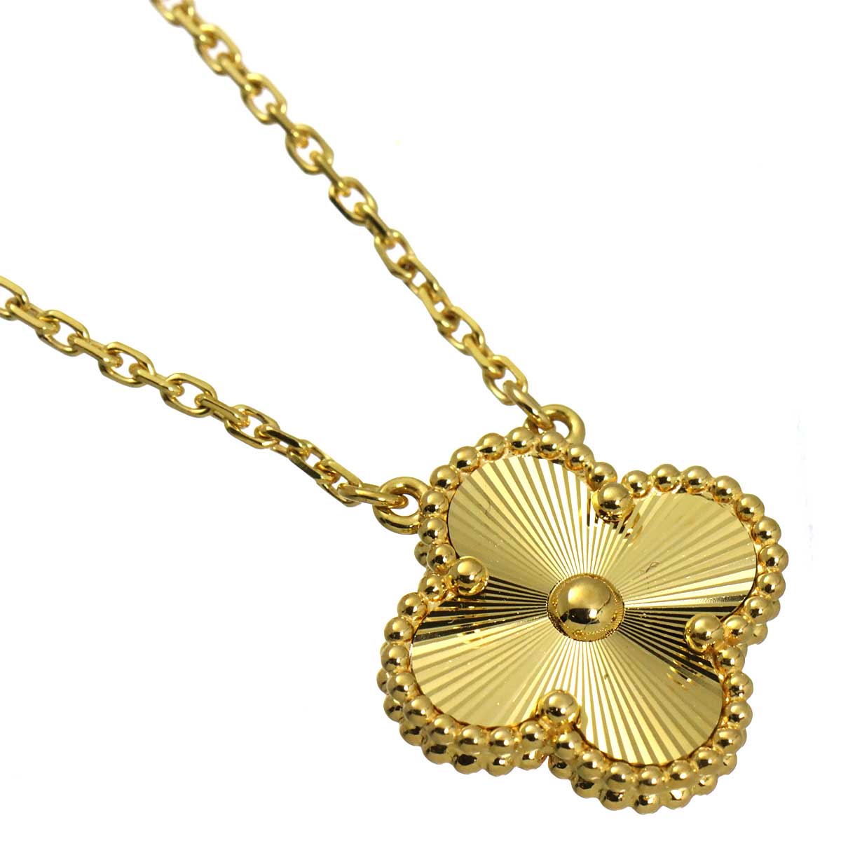 Vintage Alhambra Necklace 18K Yellow Gold 750