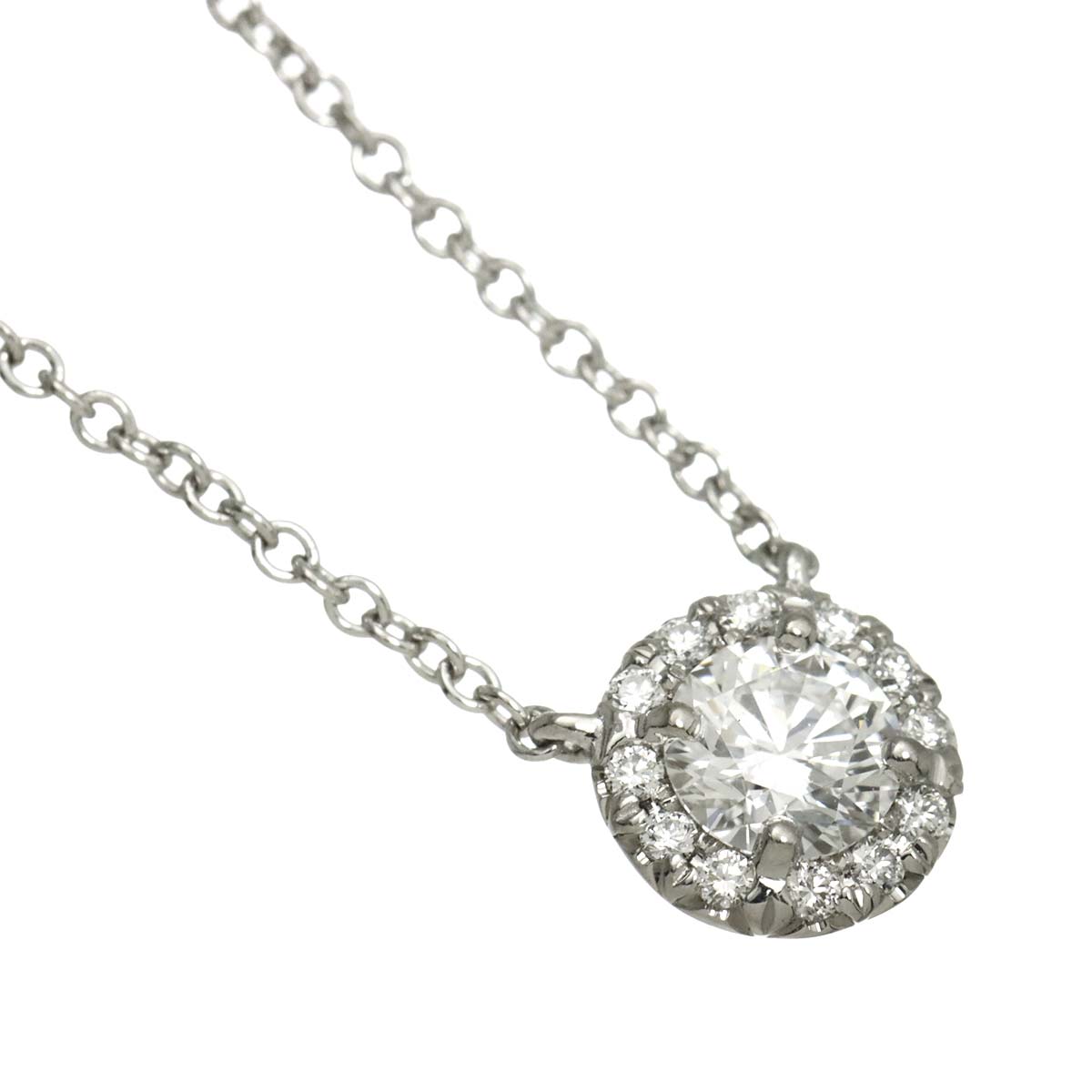 Diamond 0.27ct D/VS1/3EX Necklace Platinum