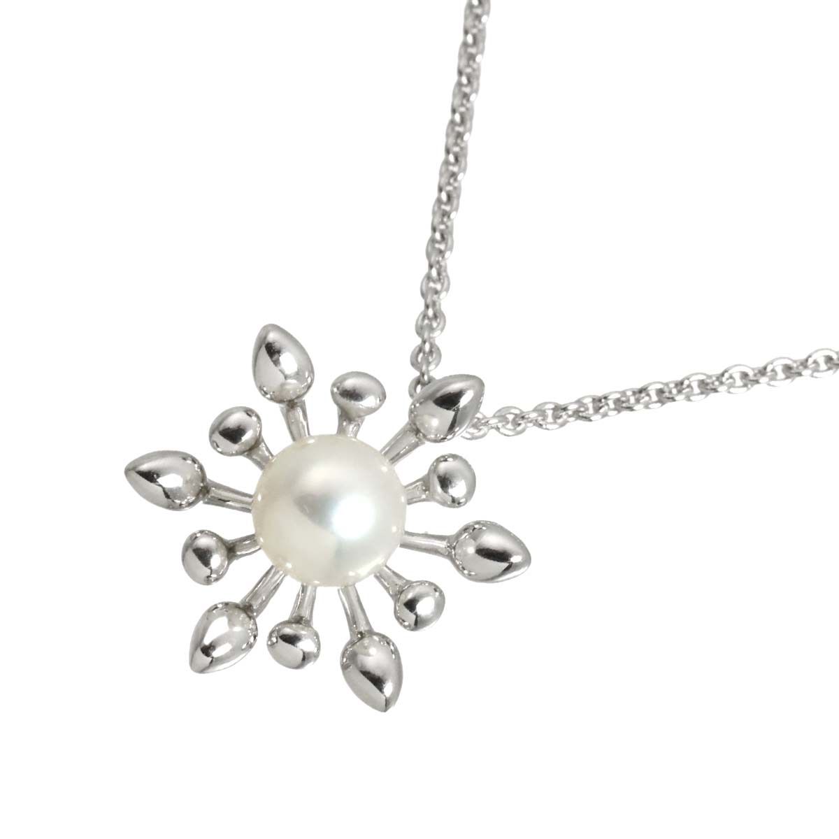 Akoya Pearl 5.7mm Necklace 18K White Gold 750