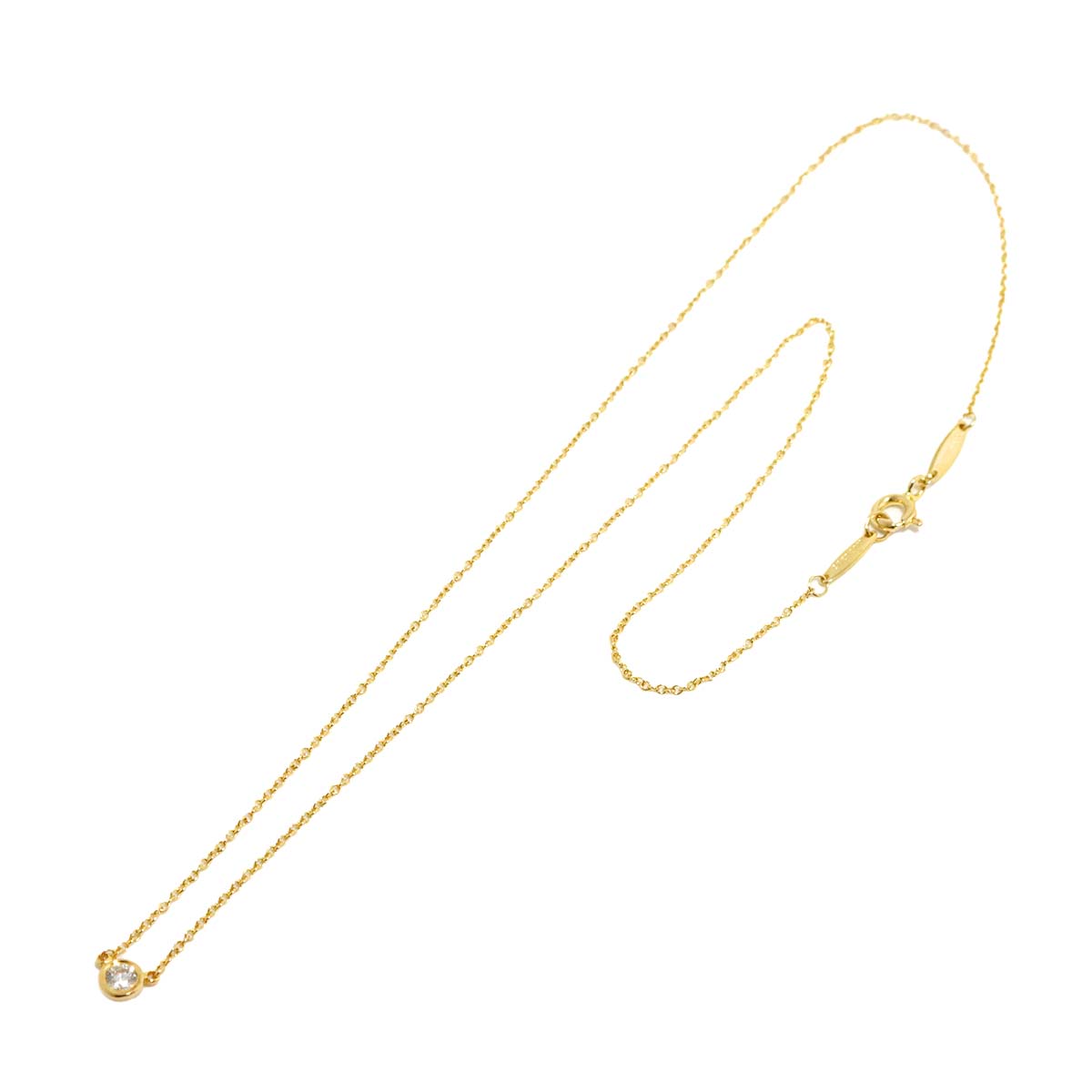 By The Yard Diamond Necklace 18K YG 750