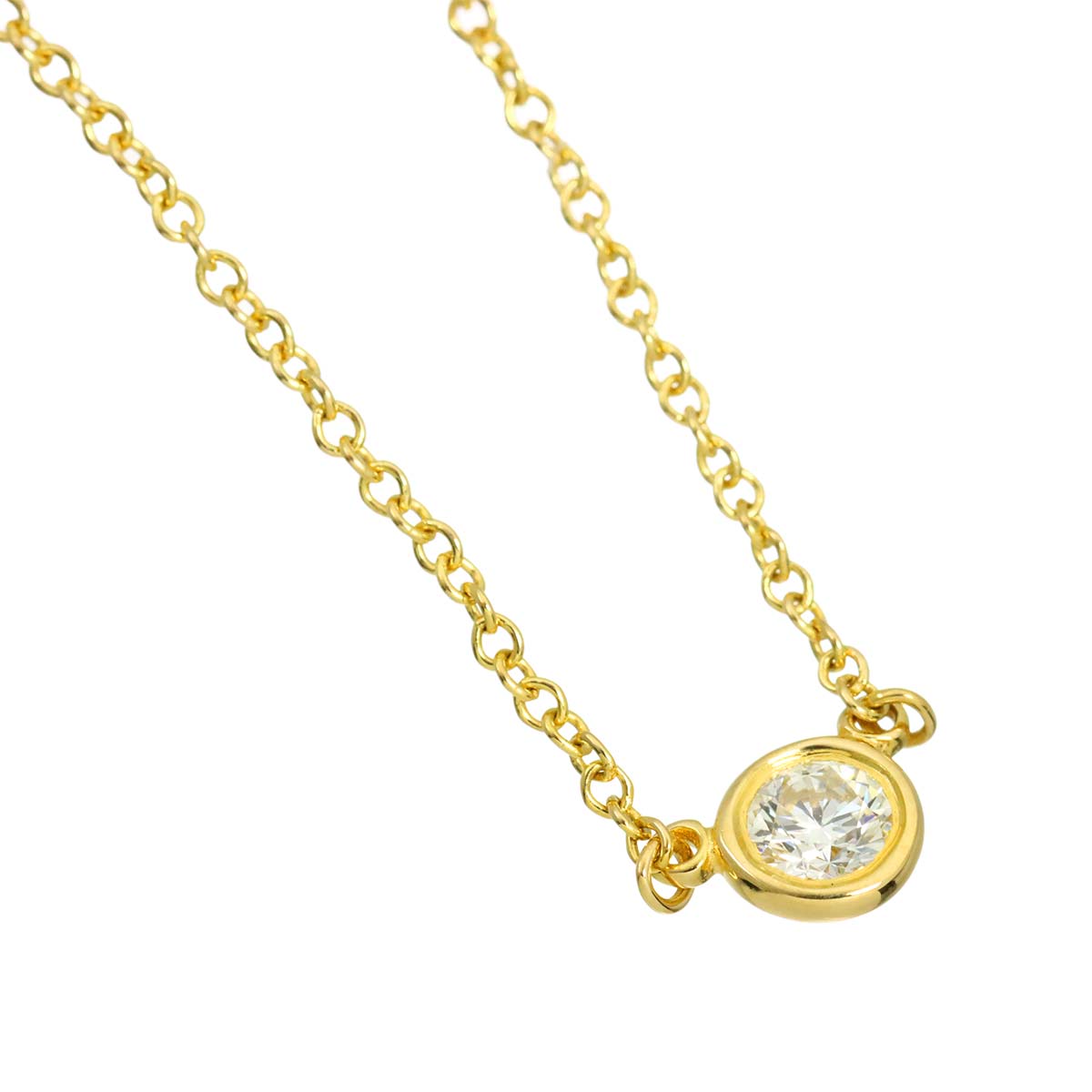 By The Yard Diamond Necklace 18K YG 750